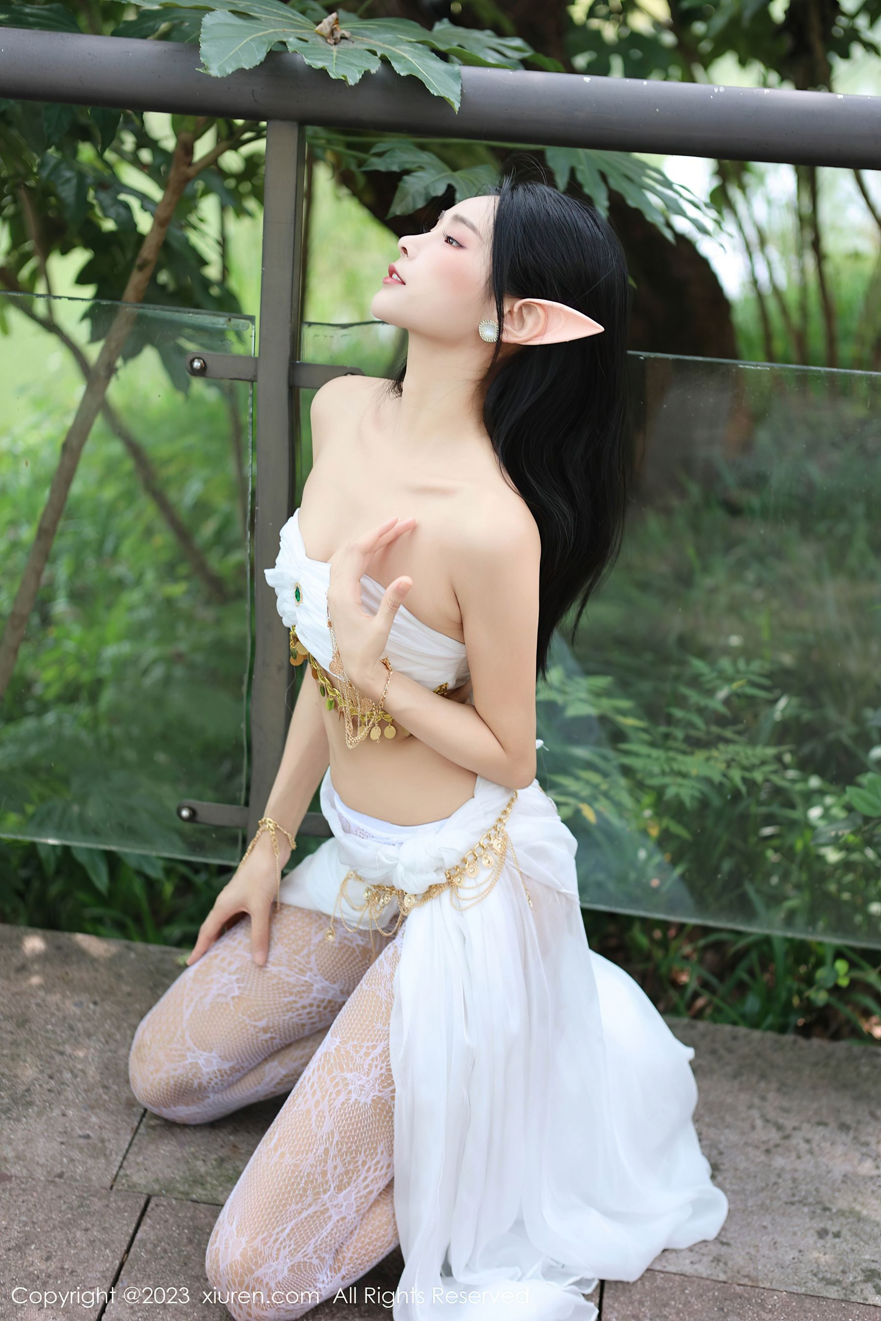 秀人网 No.7598 草莓mm 美腿户外插图4