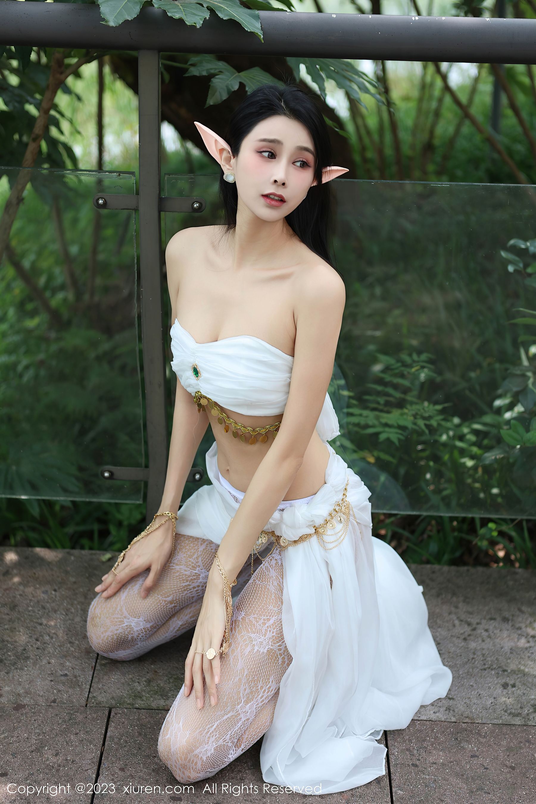 秀人网 No.7598 草莓mm 美腿户外插图5