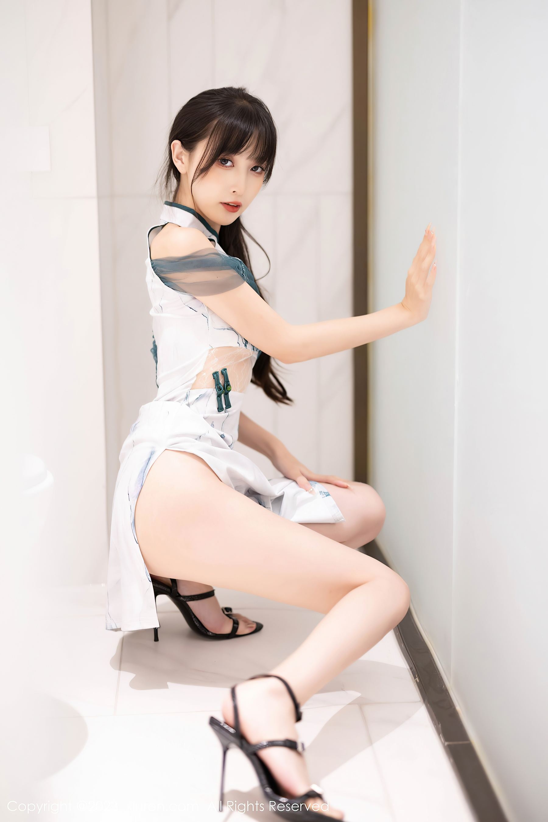 秀人网 No.7605 林星阑 旗袍美腿插图1