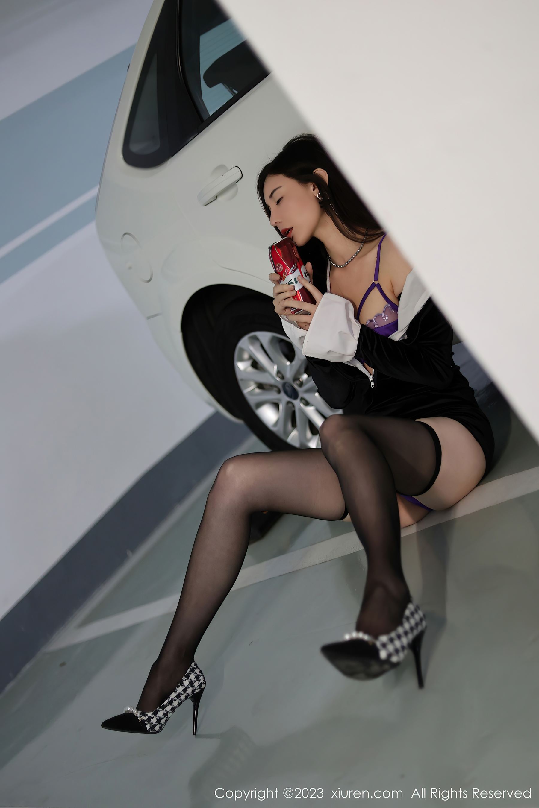 秀人网 No.7634 曼柔 黑丝美腿插图7