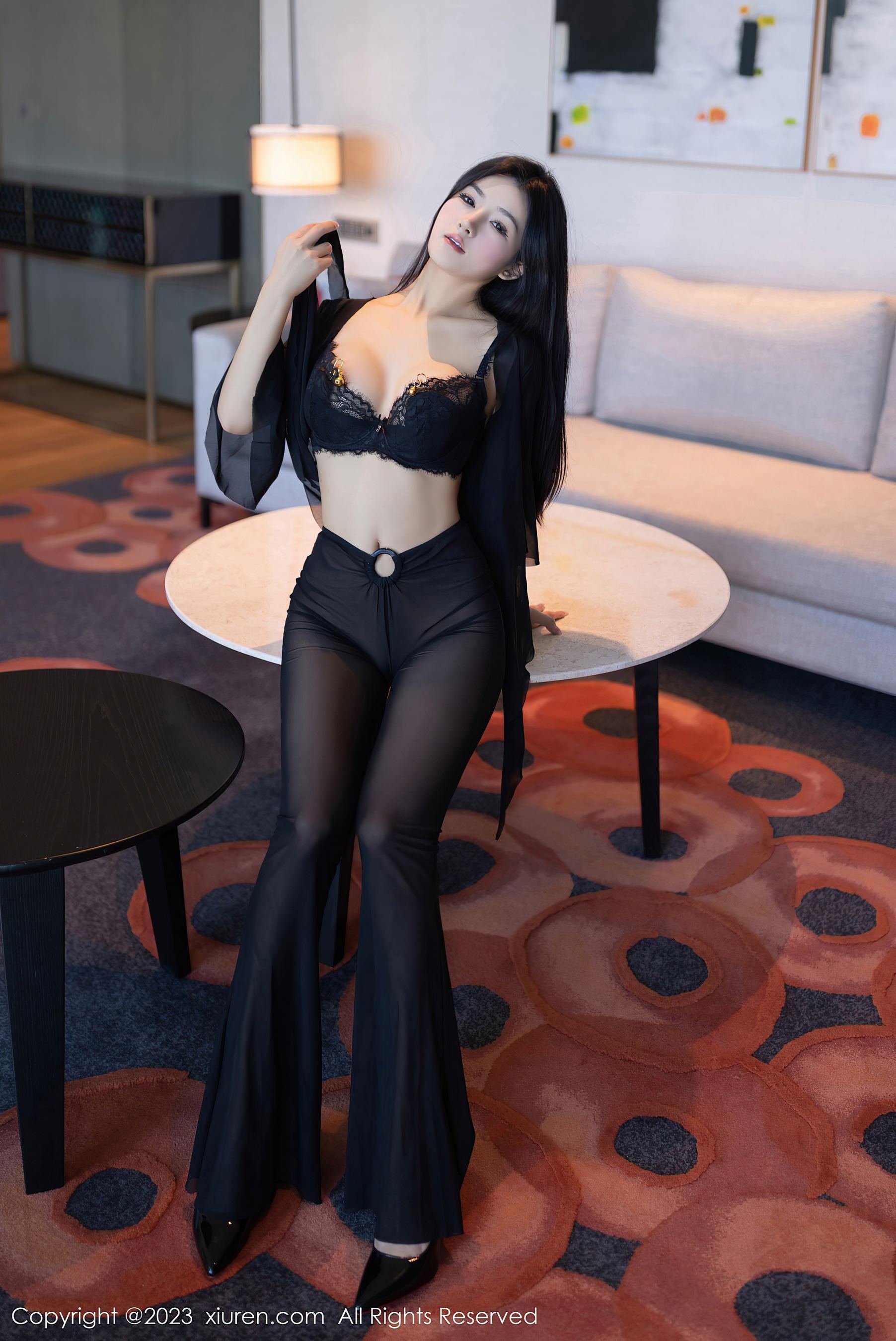秀人网 No.7660 谭小灵 黑丝美腿插图