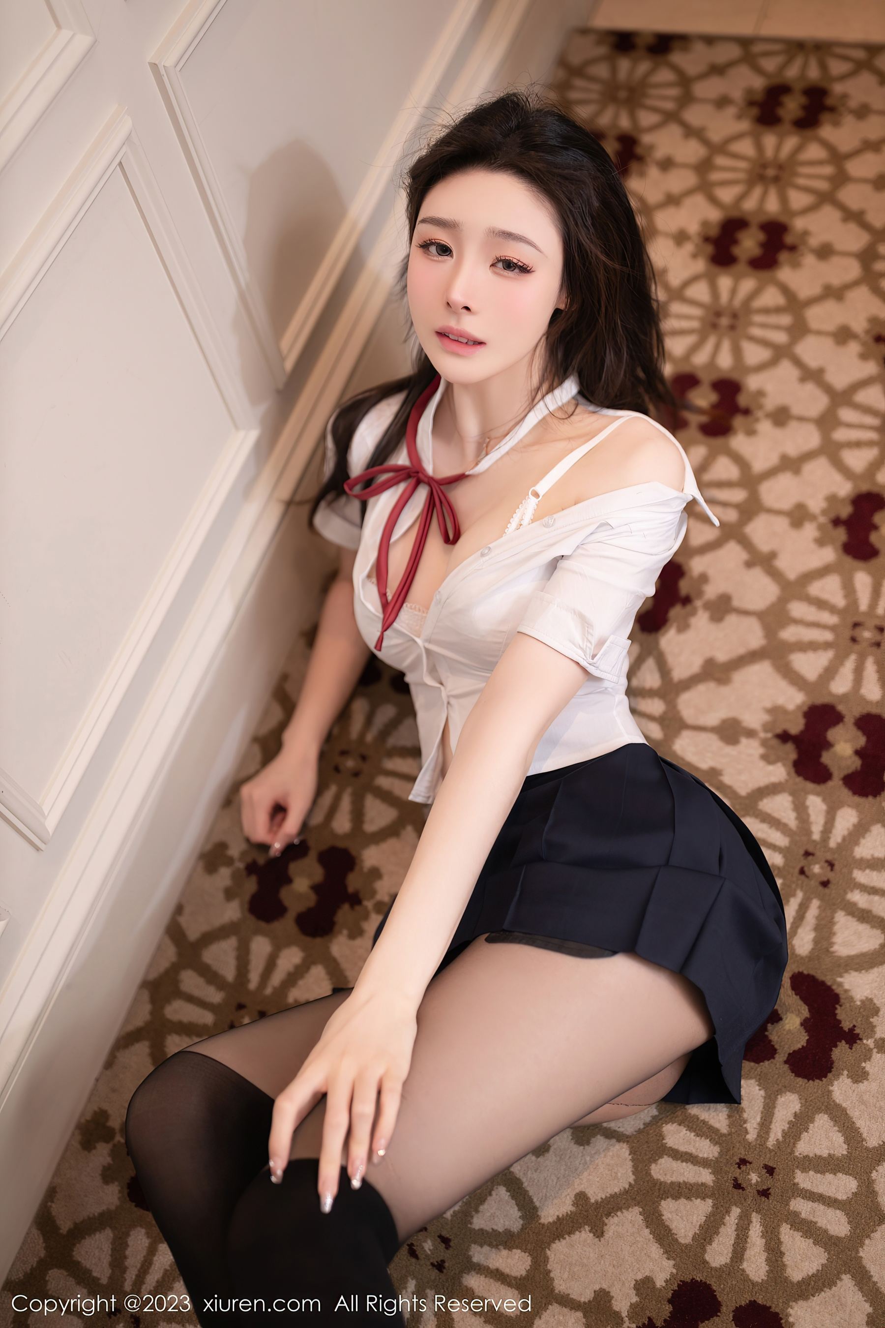 秀人网 No.7674 小逗逗 短裙黑丝插图8