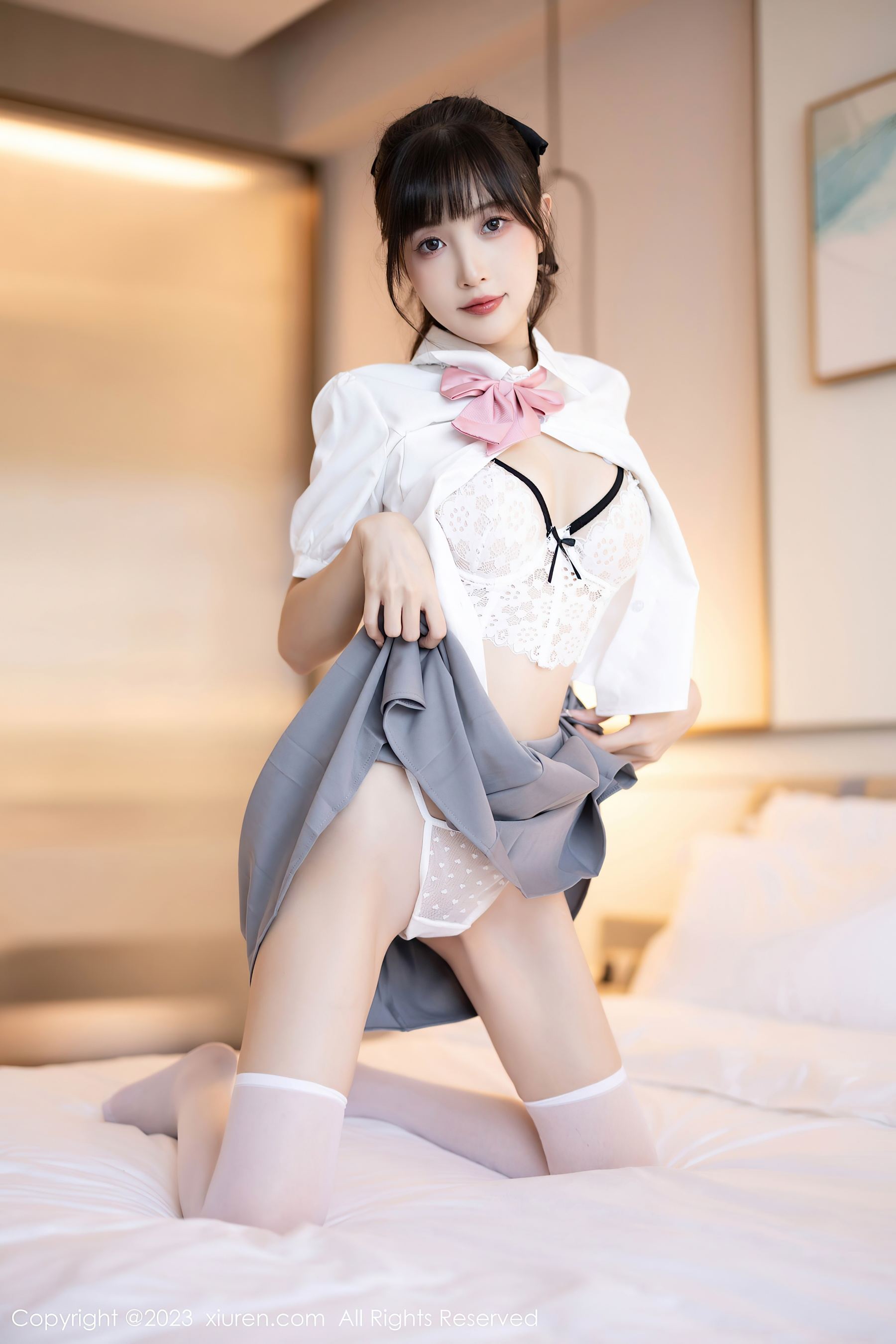 秀人网 No.7771 林星阑 短裙美腿插图4