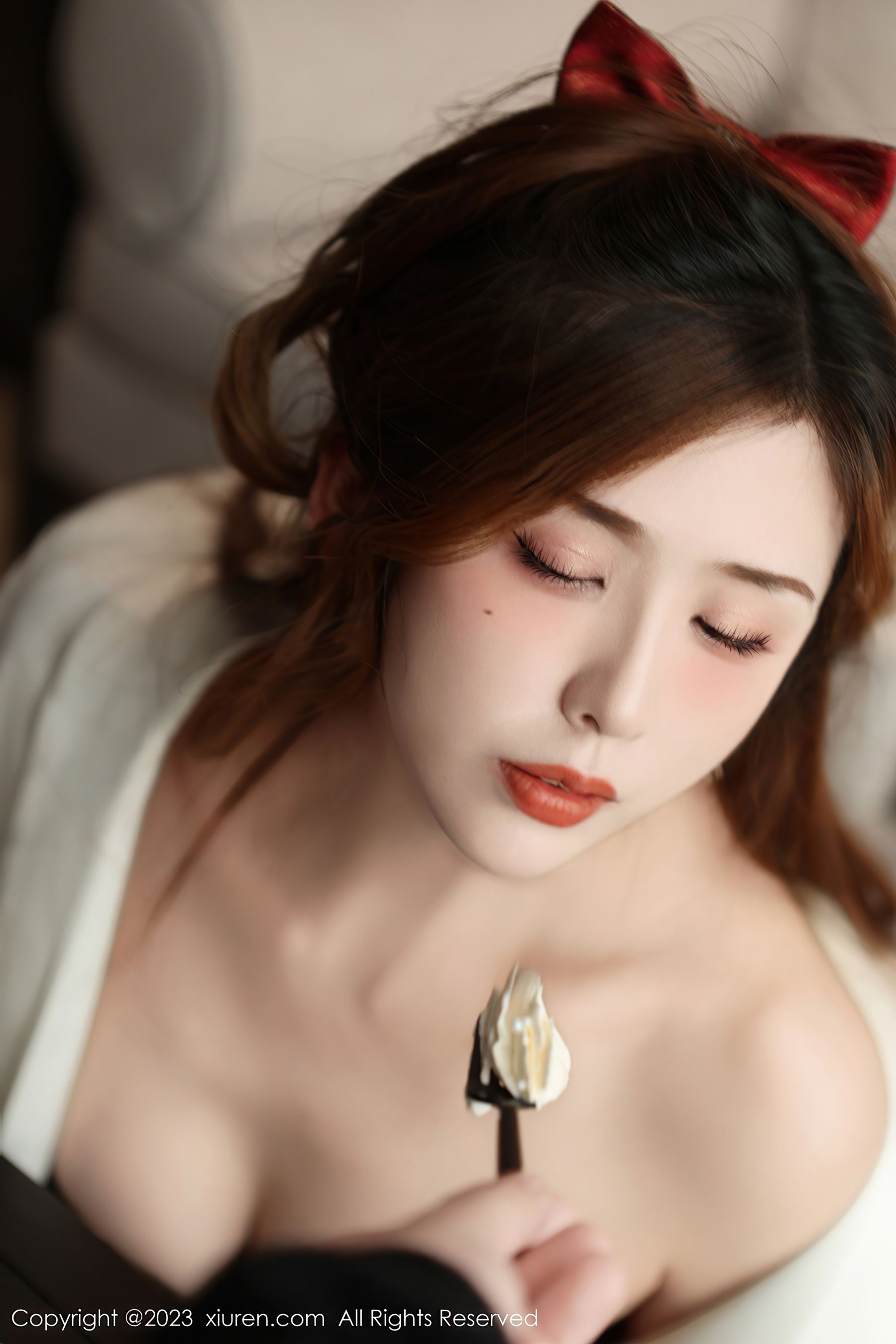 秀人网 No.7872 月野兔美妞 美腿黑丝插图6
