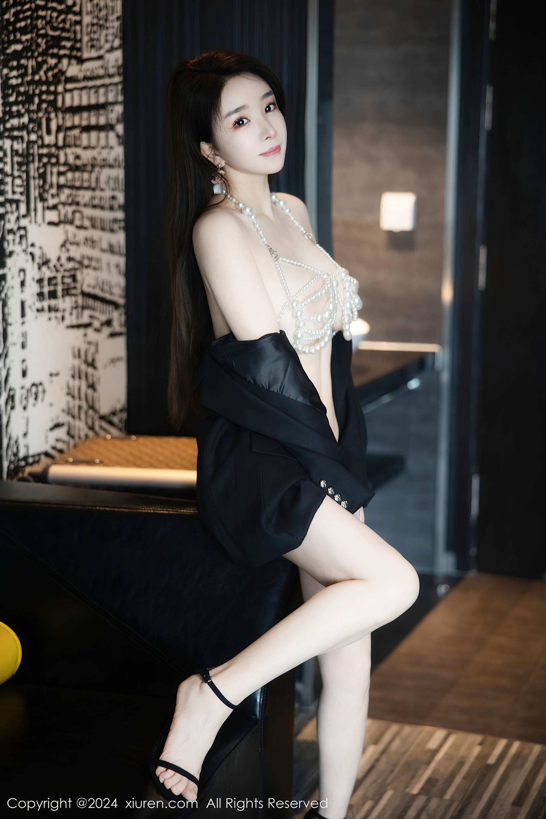 秀人网 No.7939 雨儿baby 珍珠内衣插图9