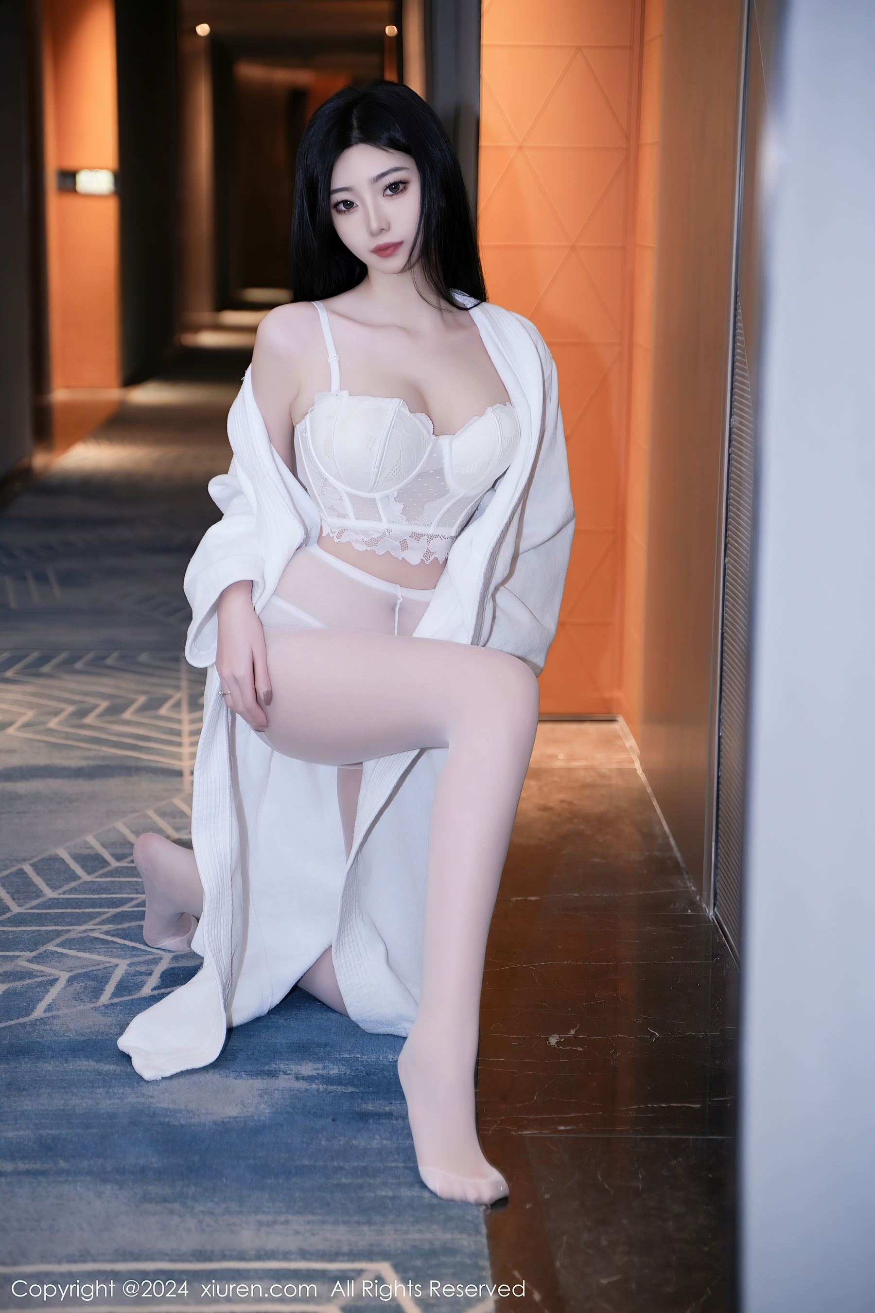 秀人网 No.7960 安琪Yee 睡袍美腿插图8