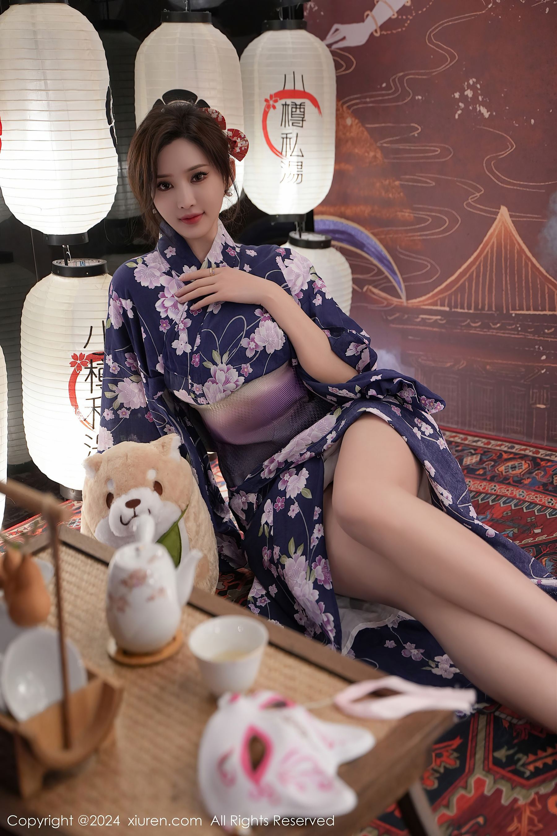 秀人网 No.7975 Carol周妍希 和服美臀插图8