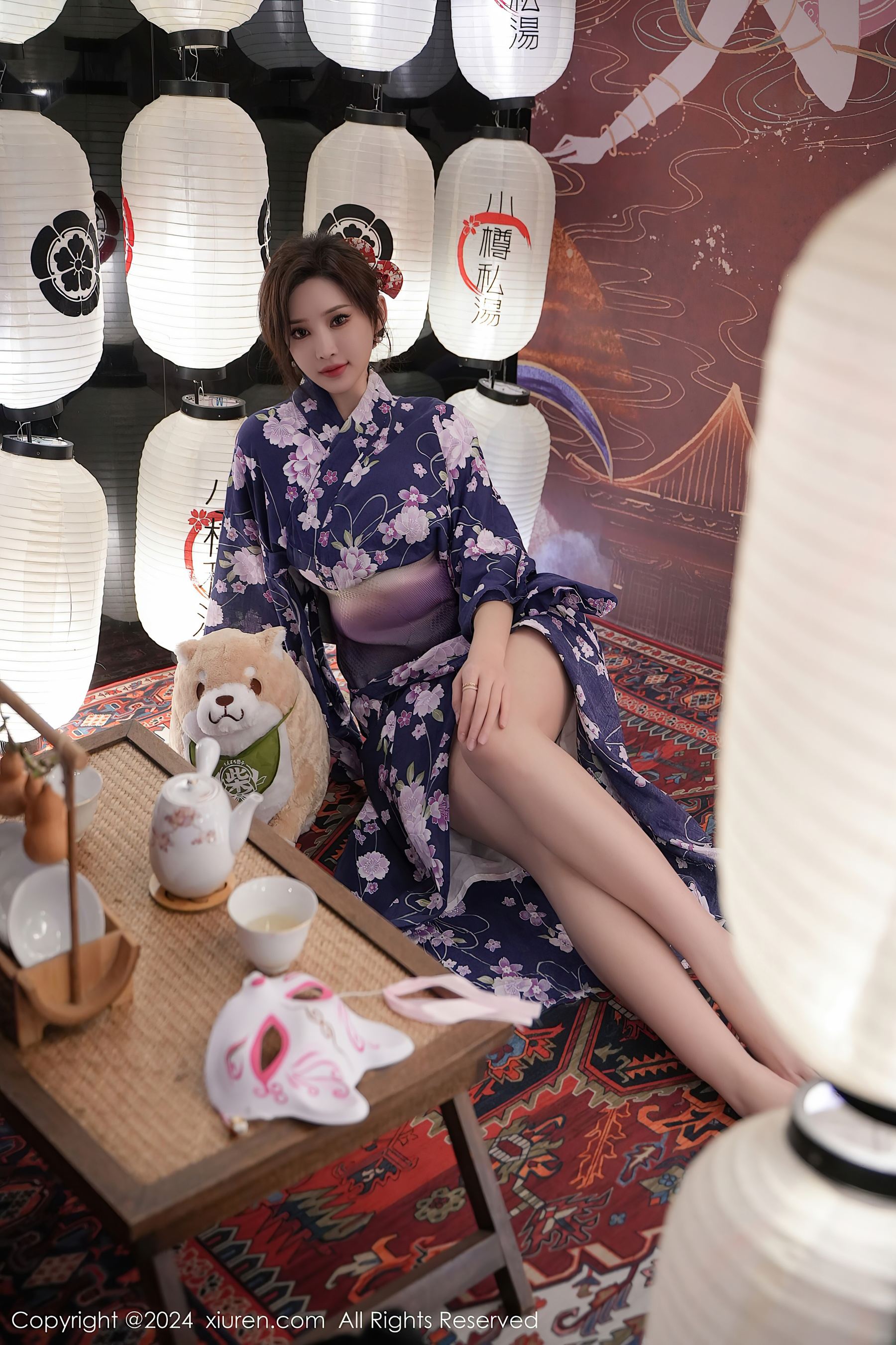 秀人网 No.7975 Carol周妍希 和服美臀插图7