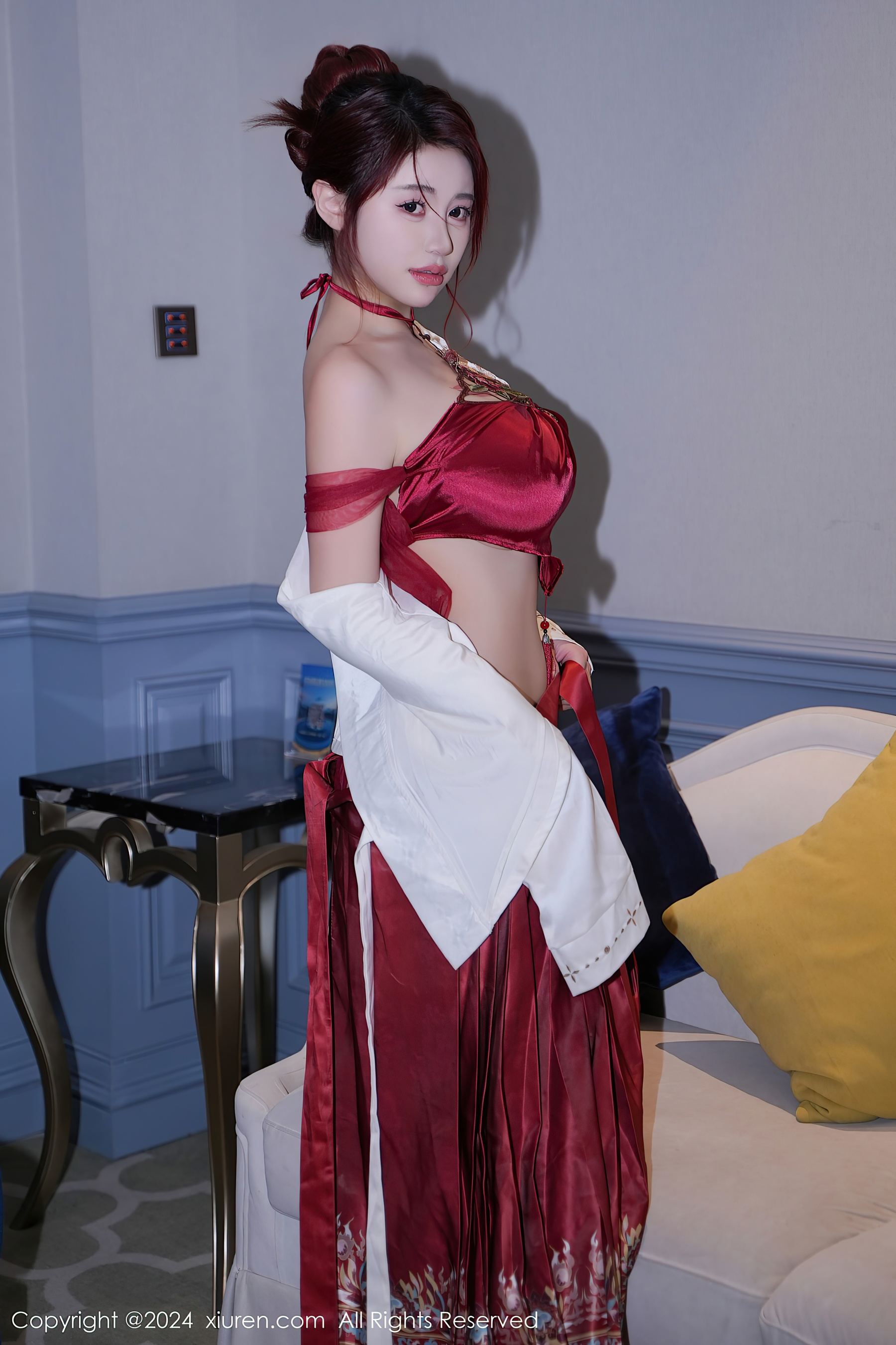 秀人网 No.7985 美七Mia 古装美腿插图3