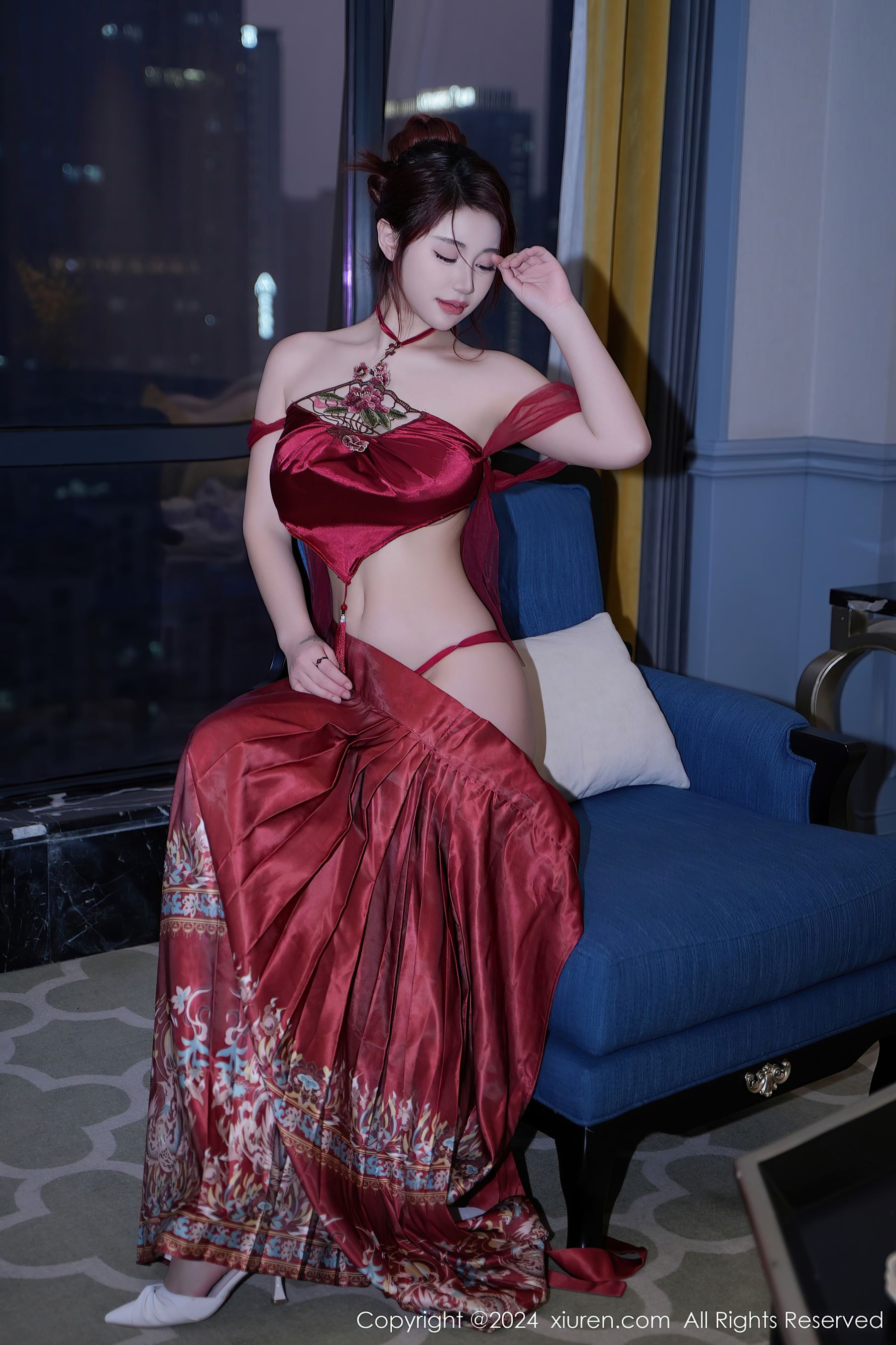 秀人网 No.7985 美七Mia 古装美腿插图5
