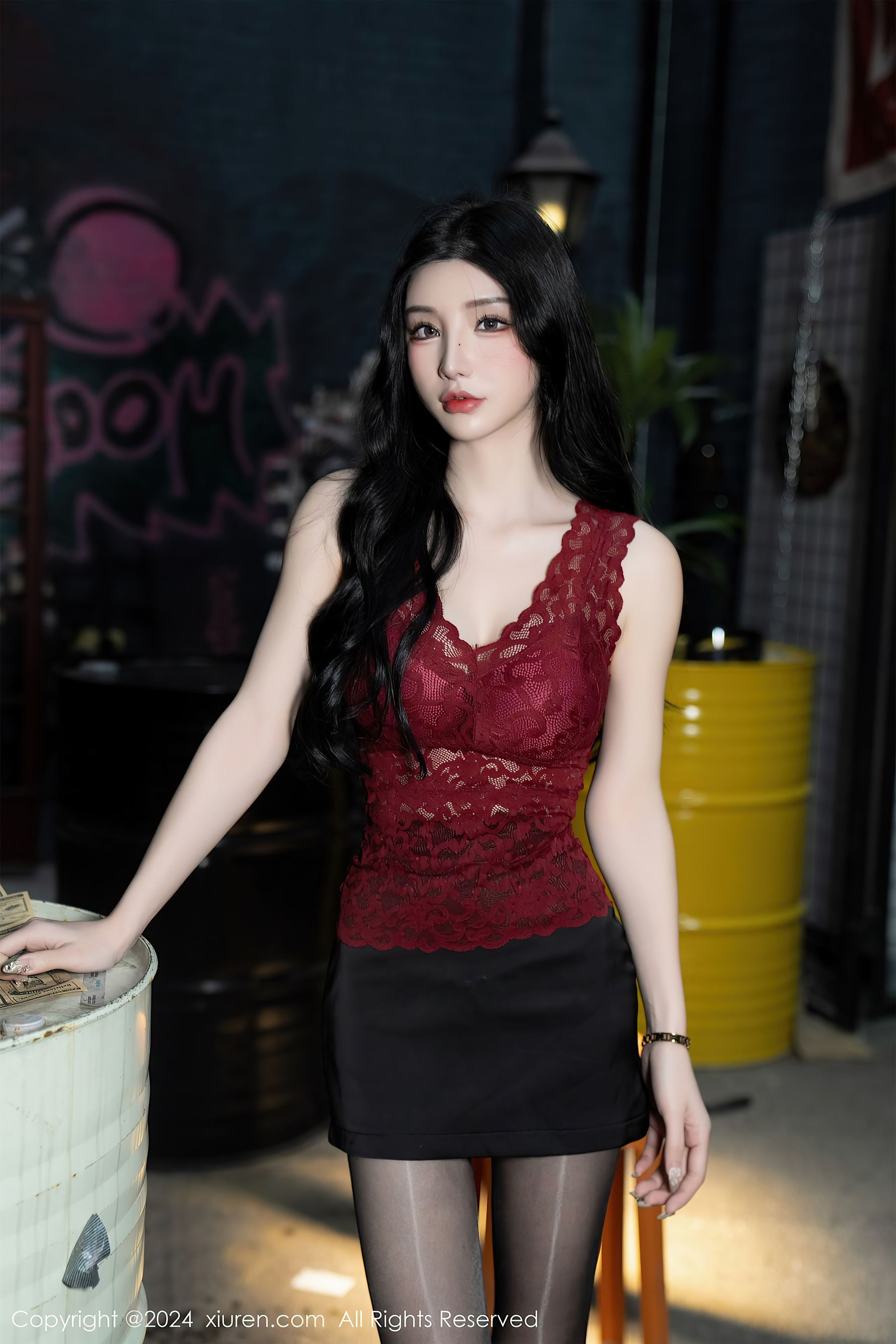 秀人网 No.7993 周于希Sally 黑丝美臀插图7