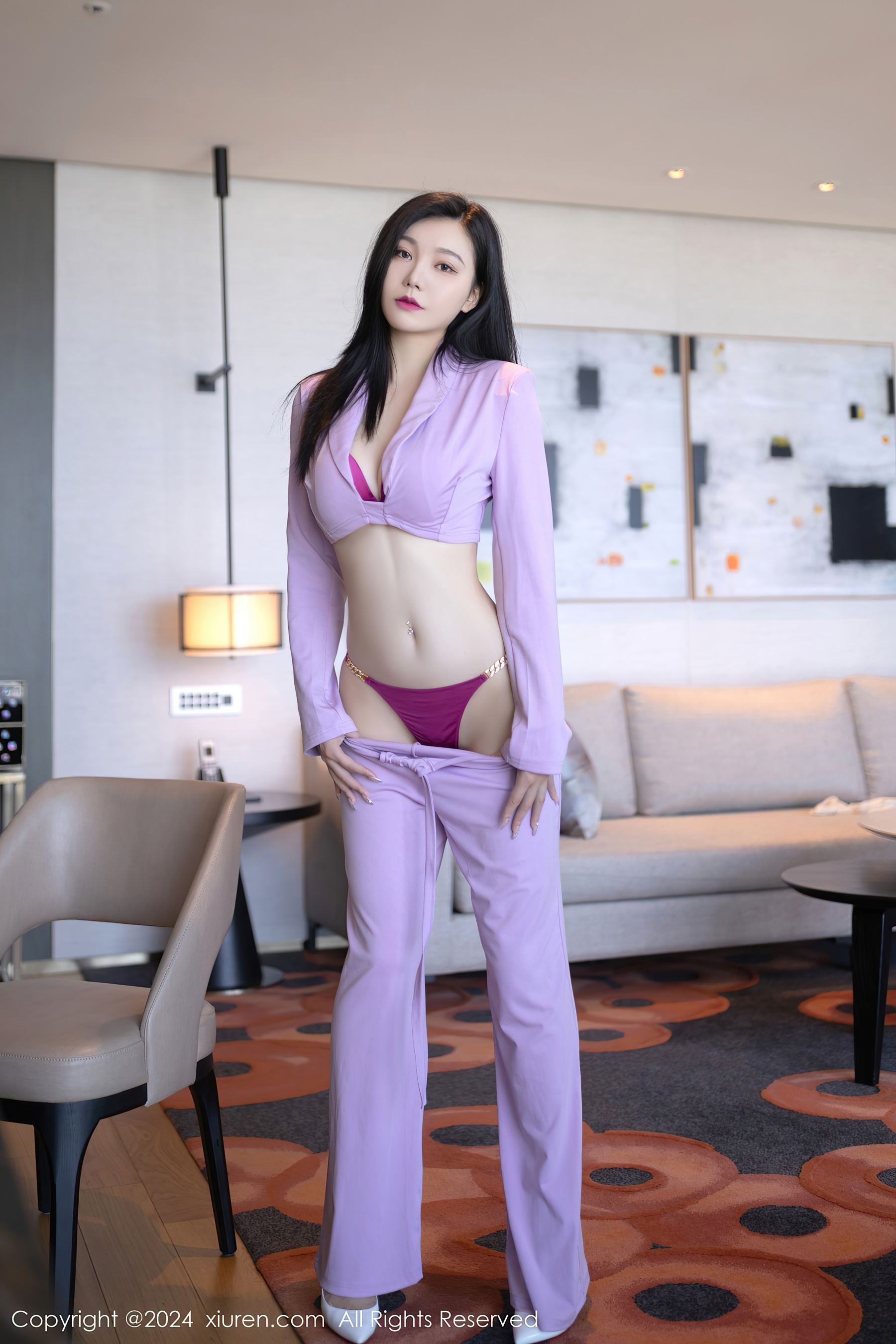 秀人网 No.8006 安然anran OL美腿插图