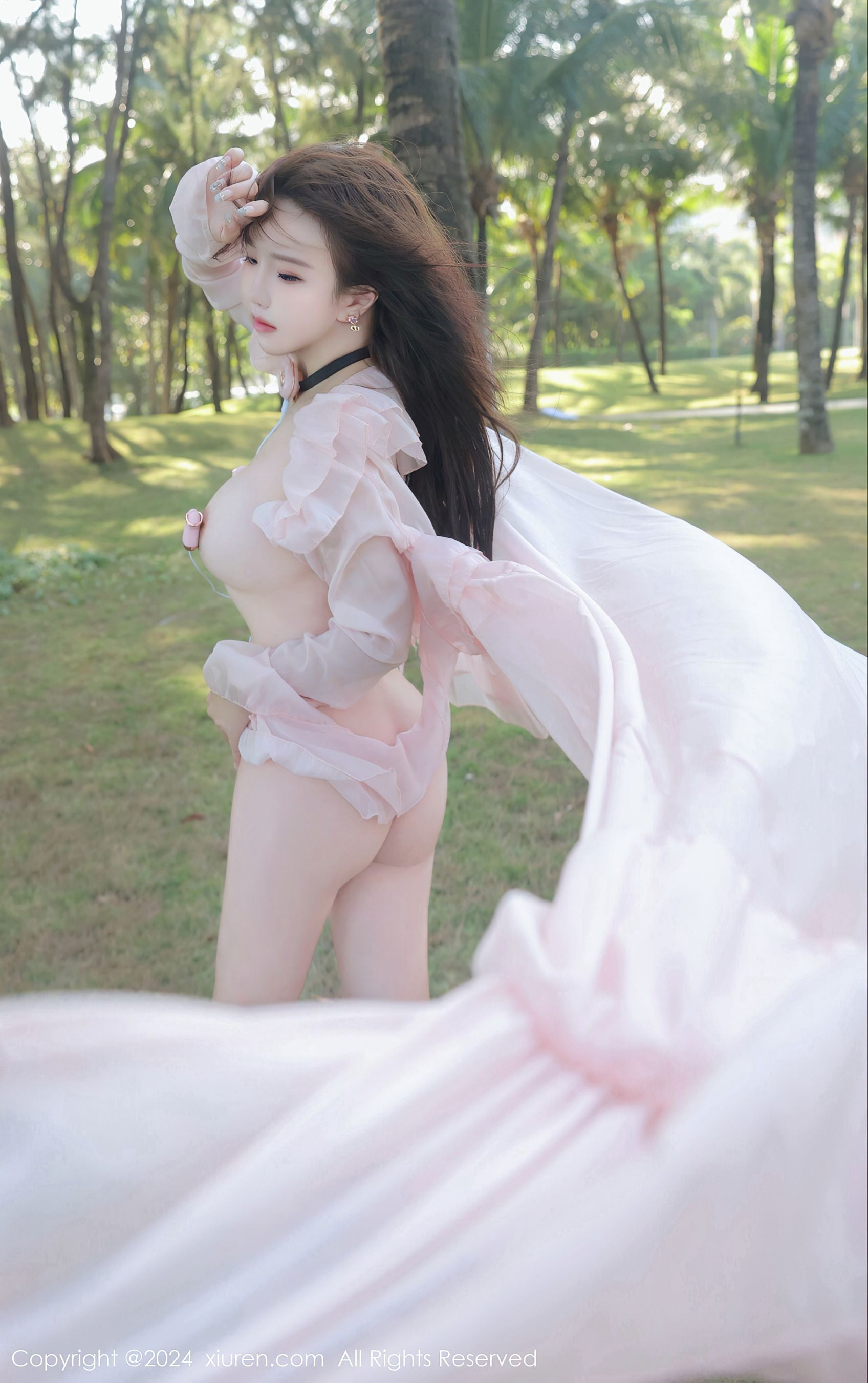 秀人网 No.8007 小薯条nienie 户外美腿插图7