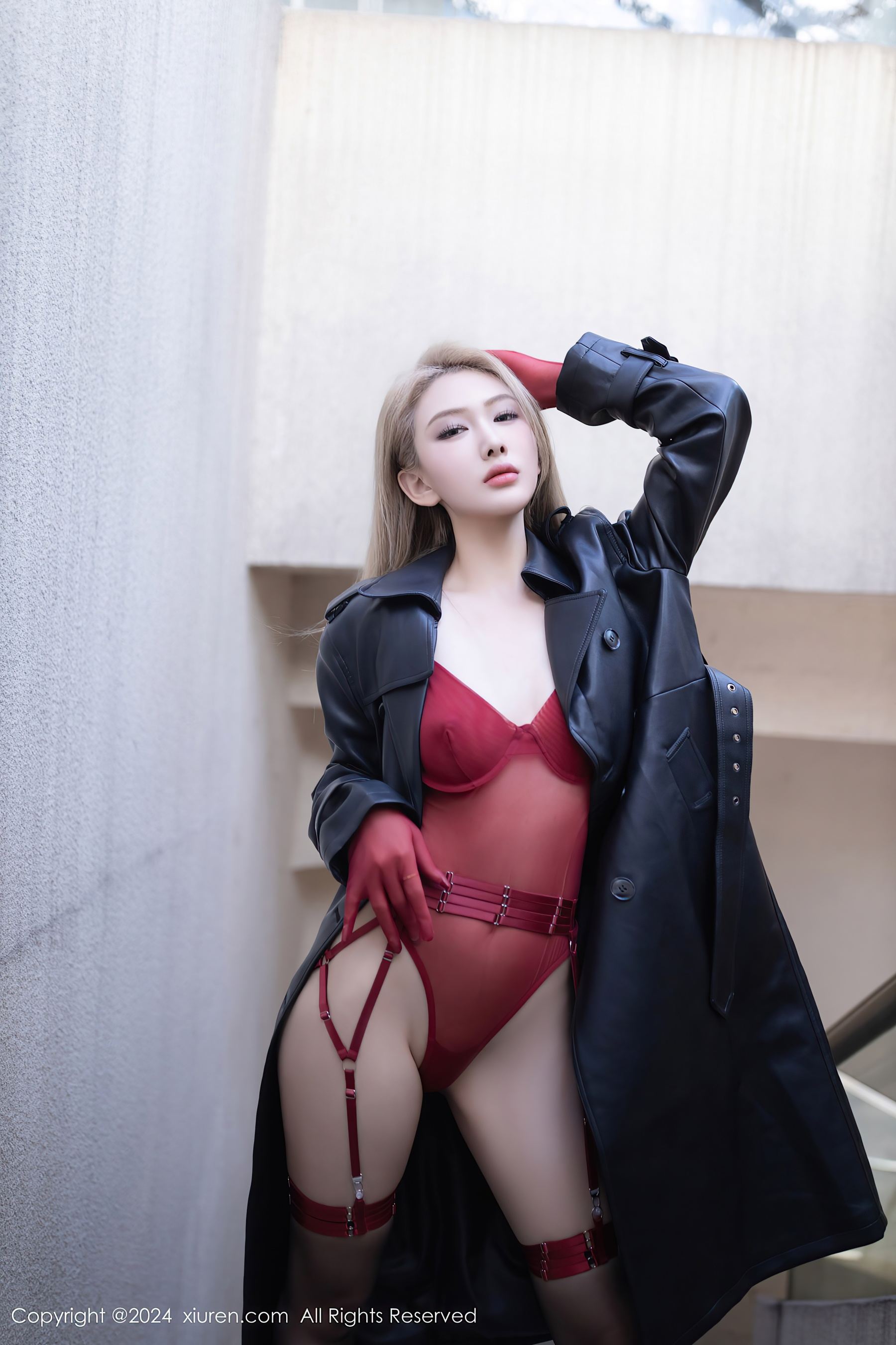 秀人网 No.8124 沈青黛 黑丝美臀插图2
