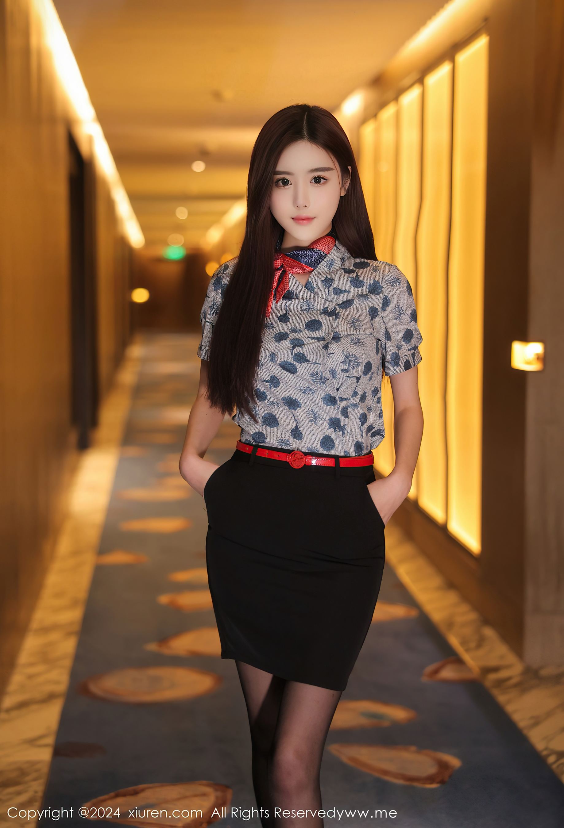 秀人网 No.8125 晚苏susu 制服美腿插图6