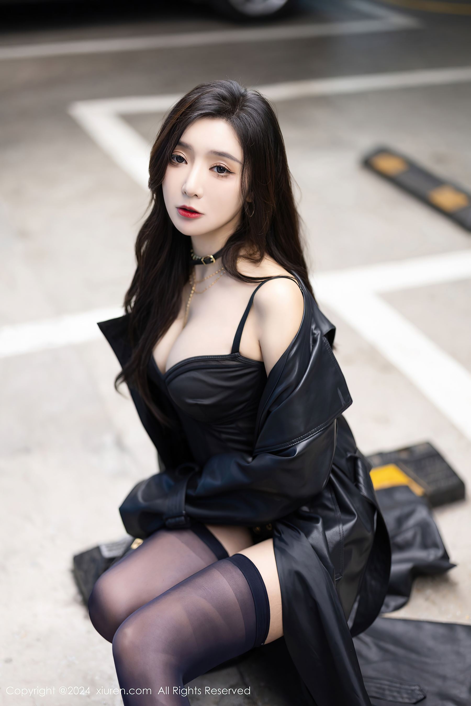 秀人网 No.8158 王馨瑶yanni 黑丝美腿插图7