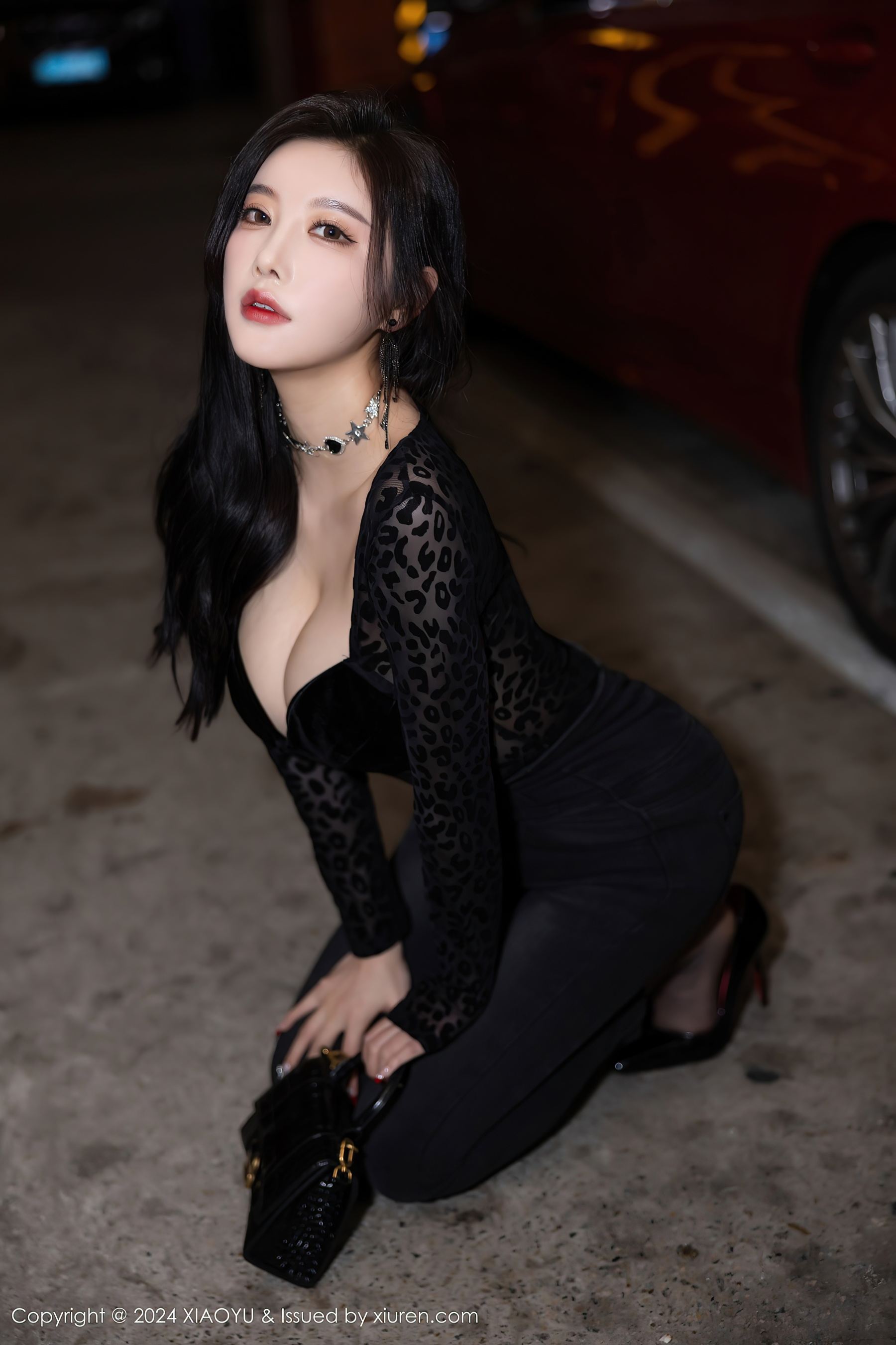 语画界 VOL.1216 杨晨晨Yome 黑丝美腿插图1