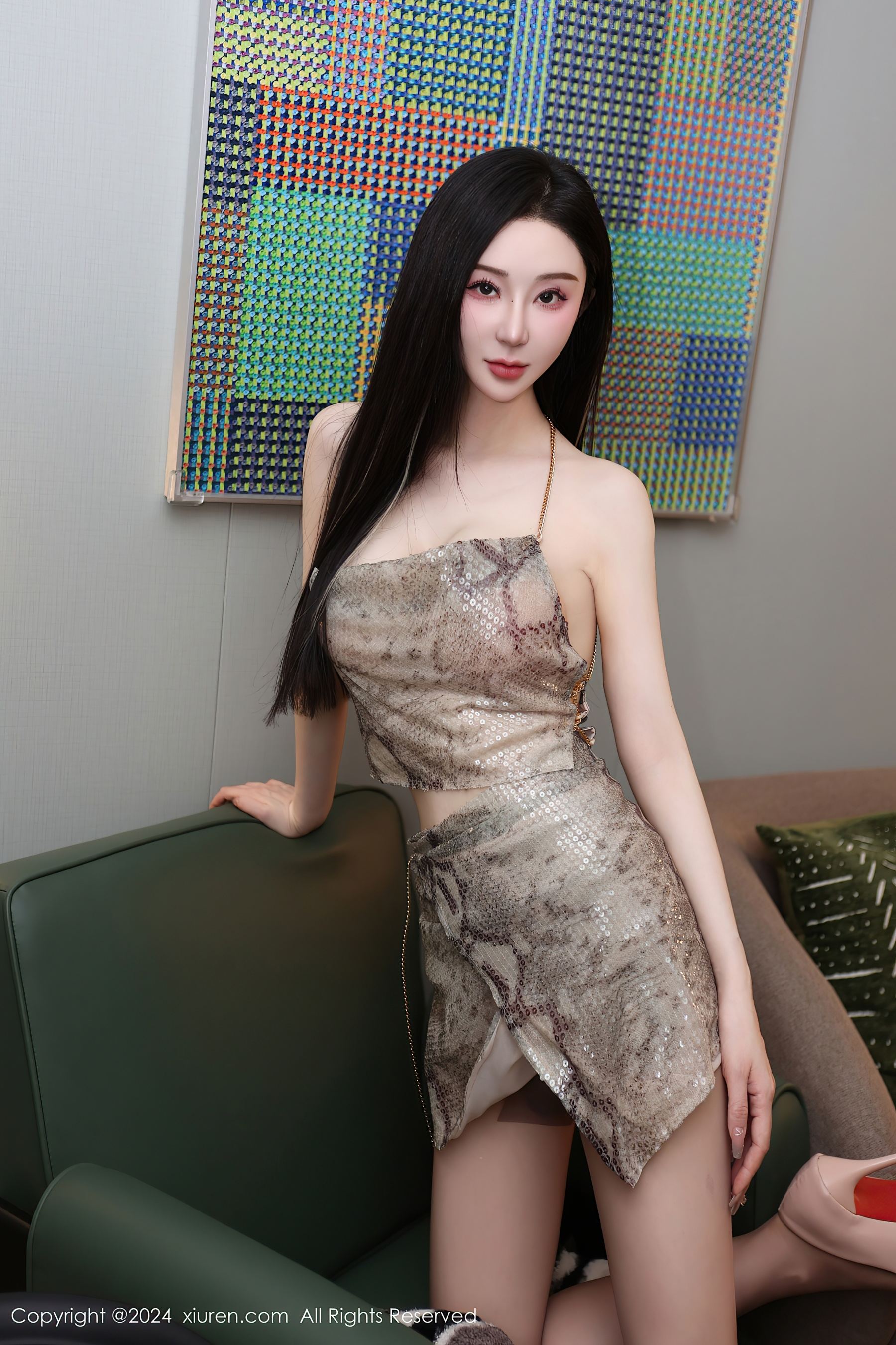 秀人网 No.8207 田兮白 丝袜美腿插图9