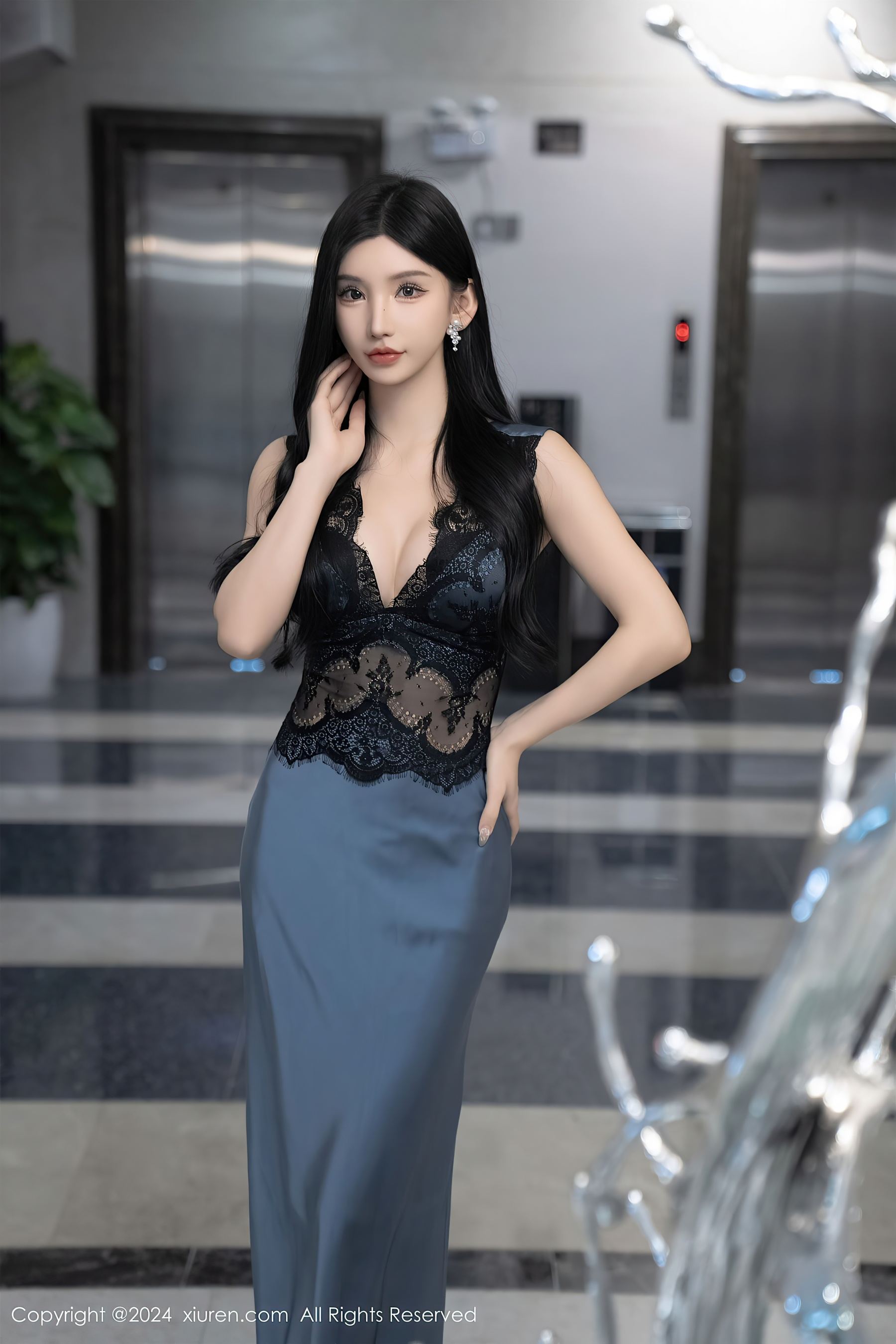 秀人网 No.8242 周于希Sally 美腿黑丝插图3