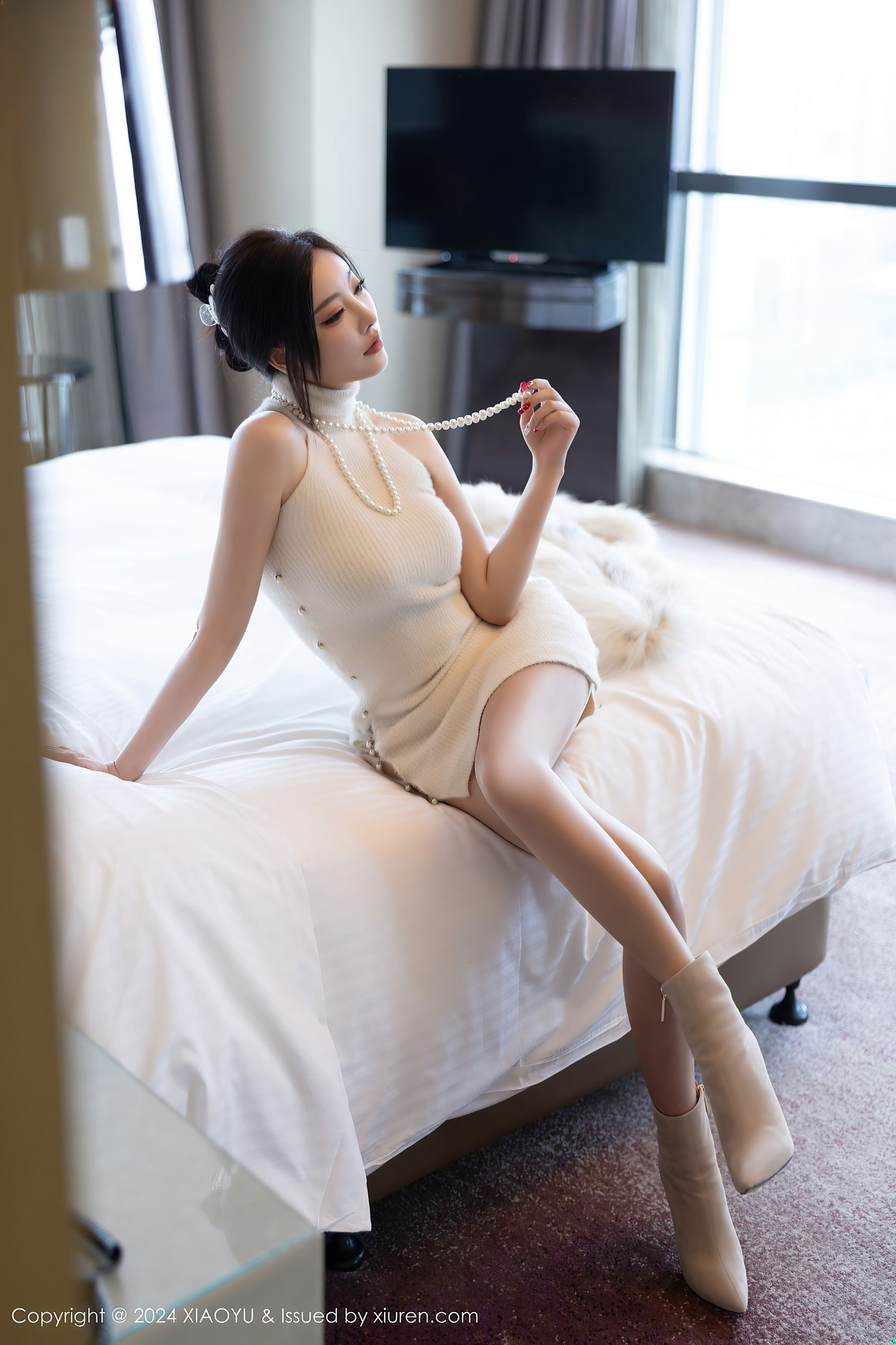 语画界 No.1220 杨晨晨Yome 丝袜写真美腿插图2