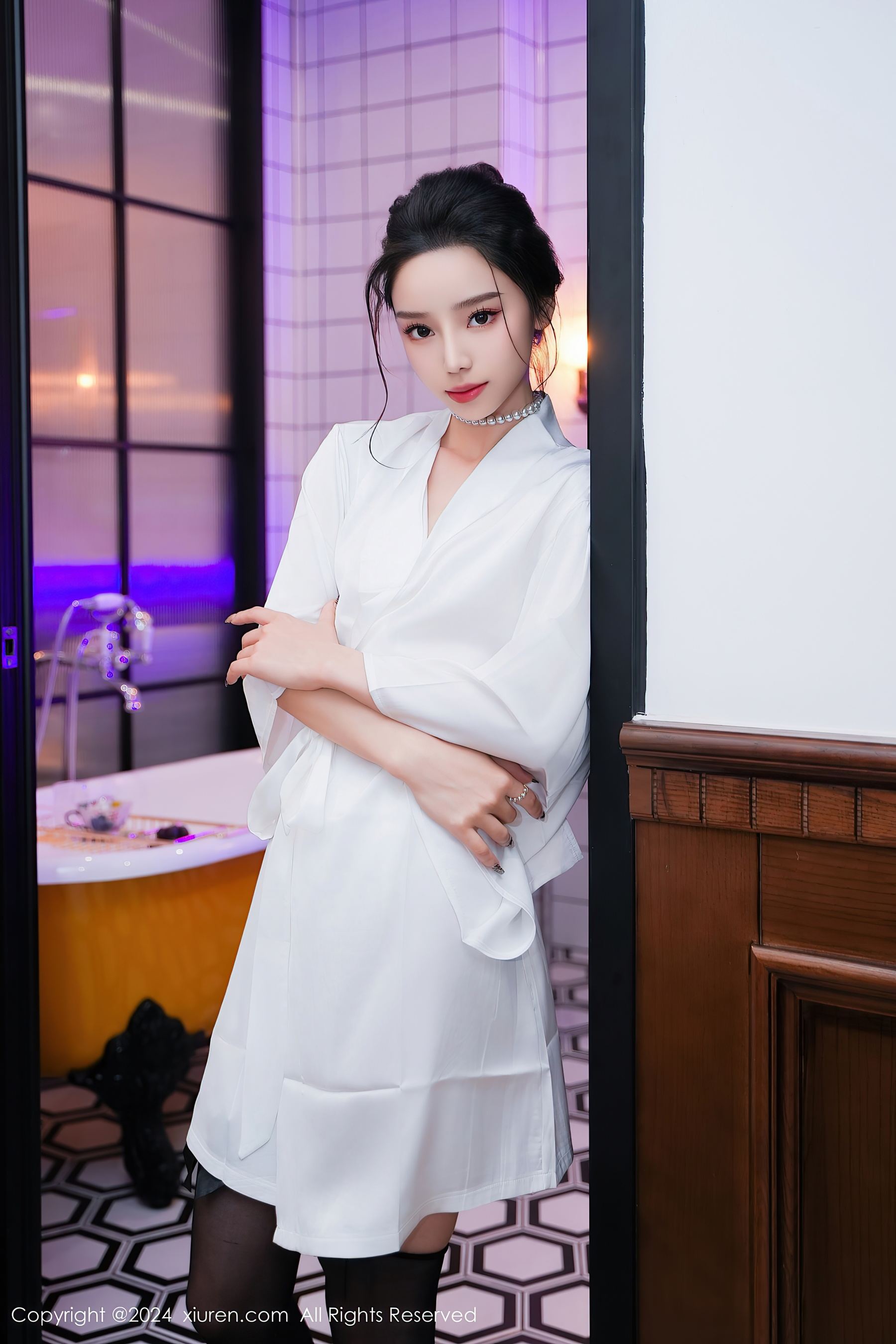 秀人网 No.8283 苏曼兮 黑丝美腿插图3