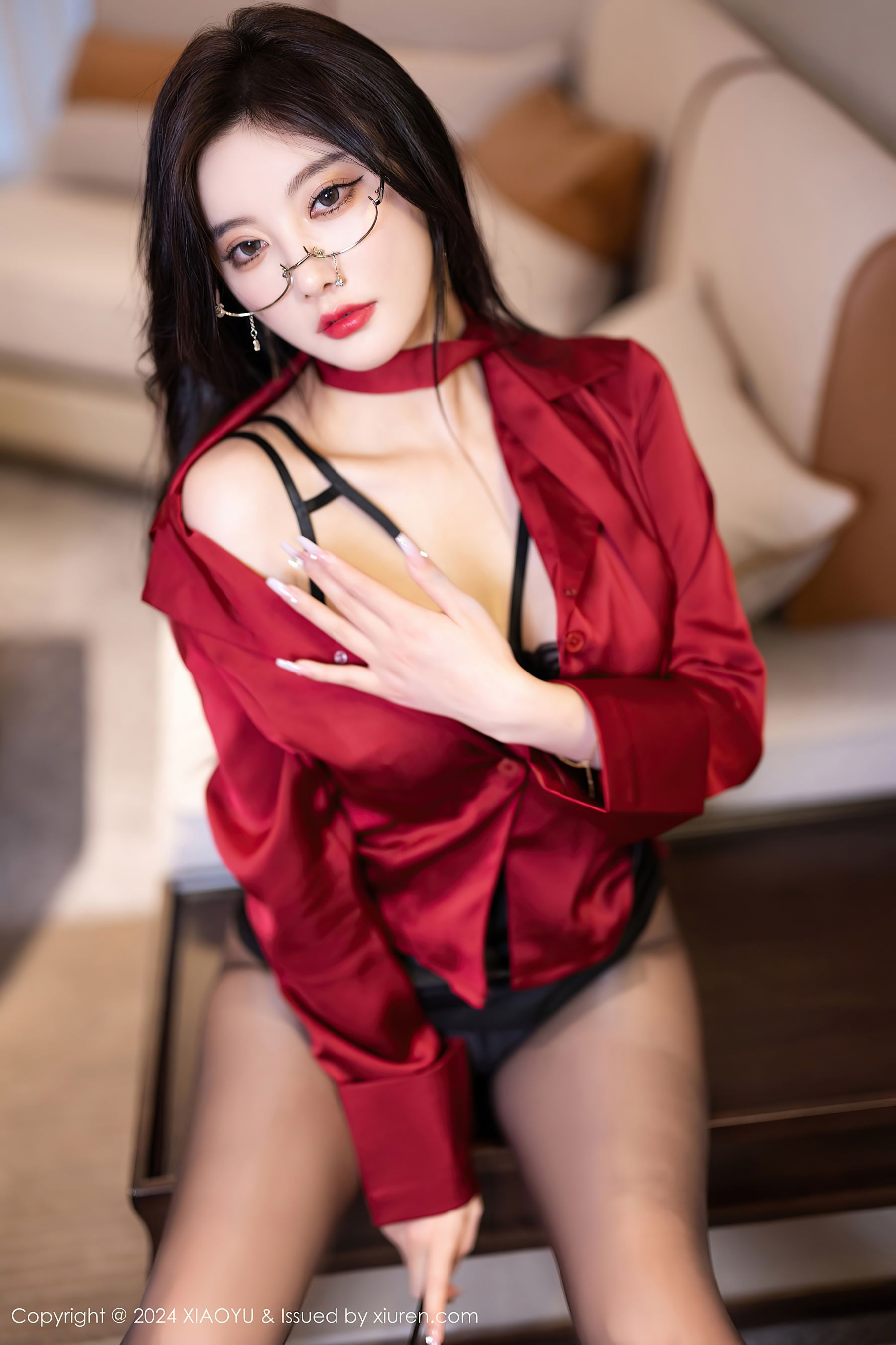 语画界 VOL.1227 杨晨晨Yome 黑丝美腿插图5