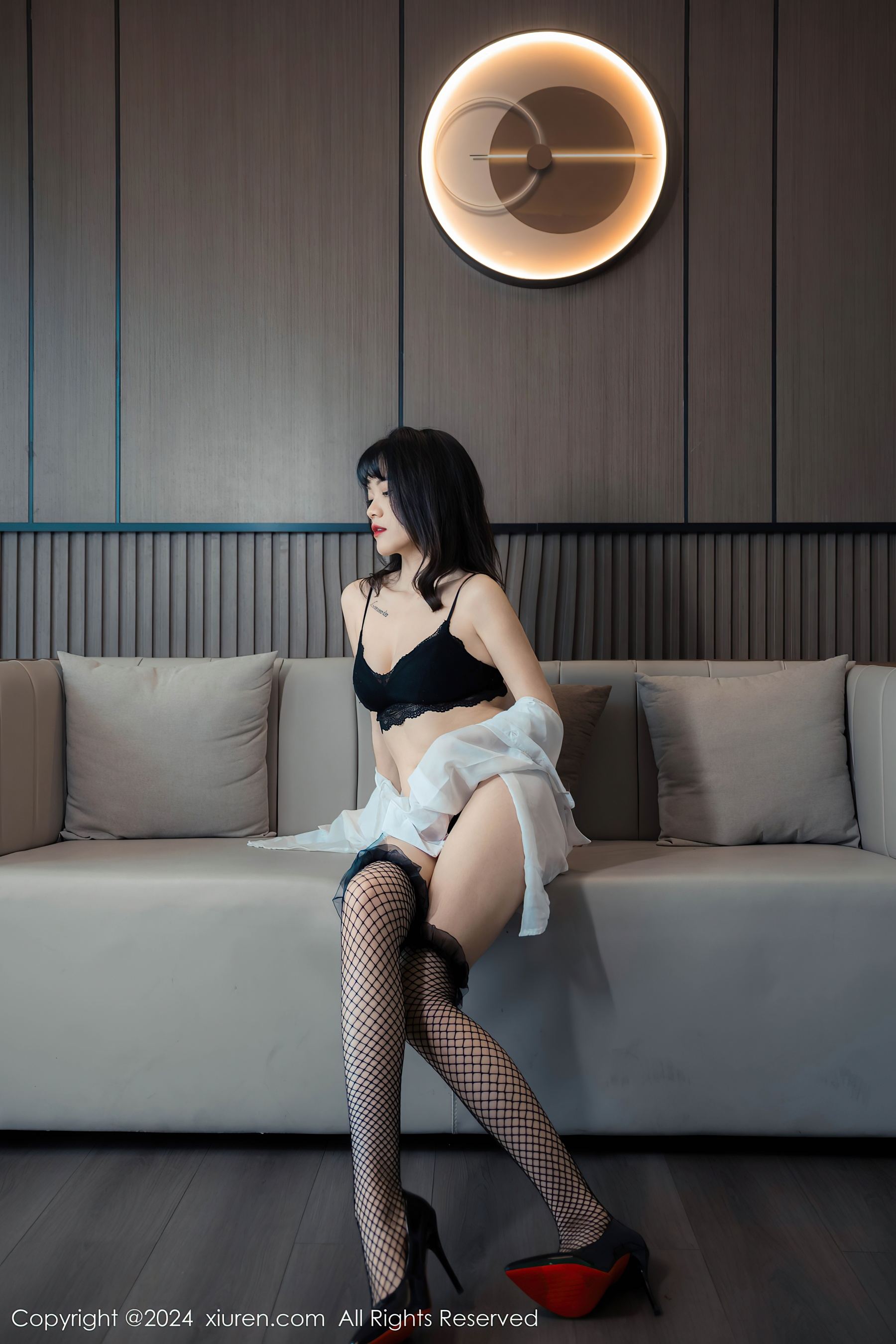 秀人网 No.8320 唐安诺 黑丝美腿插图3