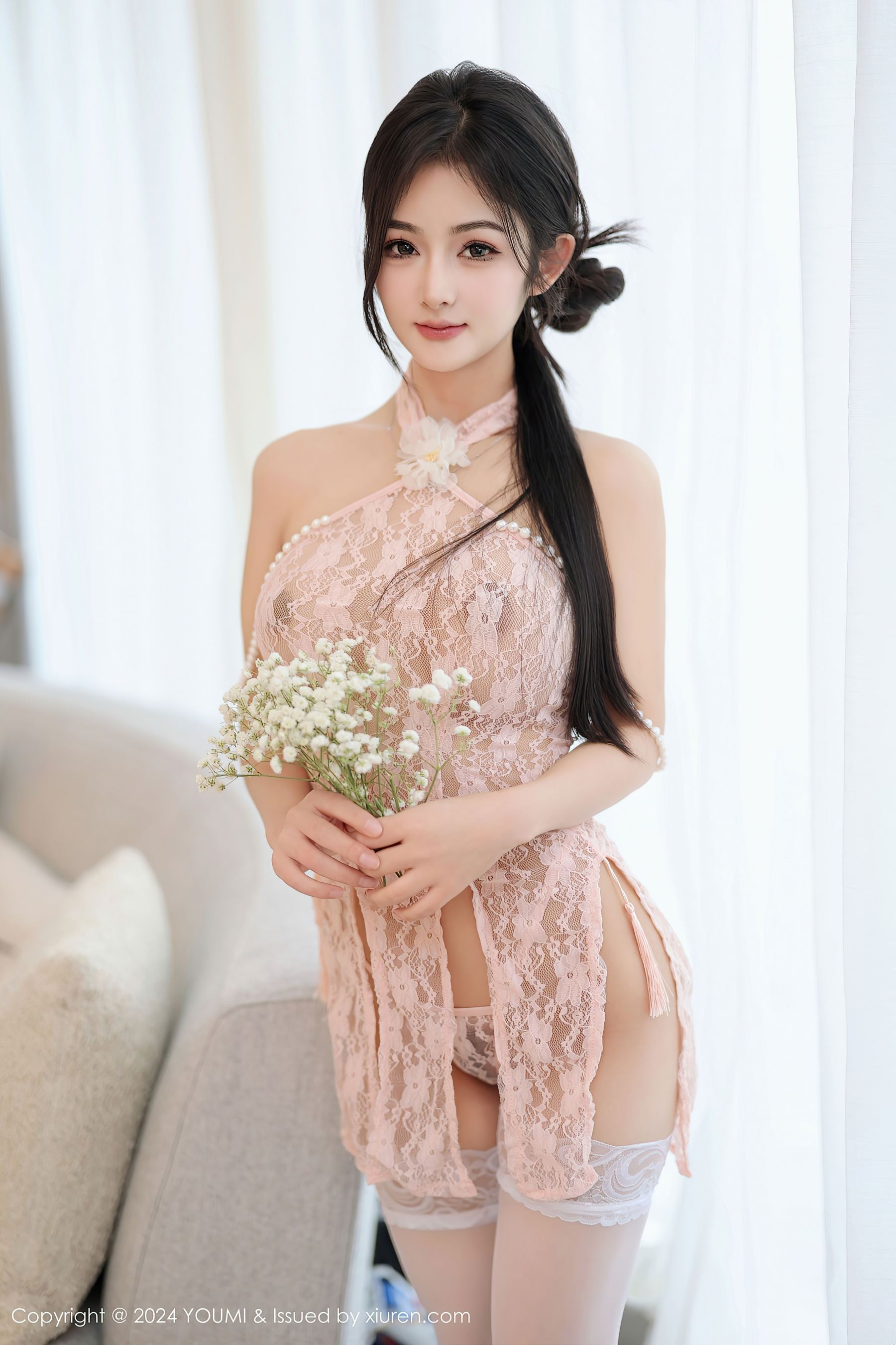 尤蜜荟 VOL.1045 小茶茶tea 丝袜美腿插图