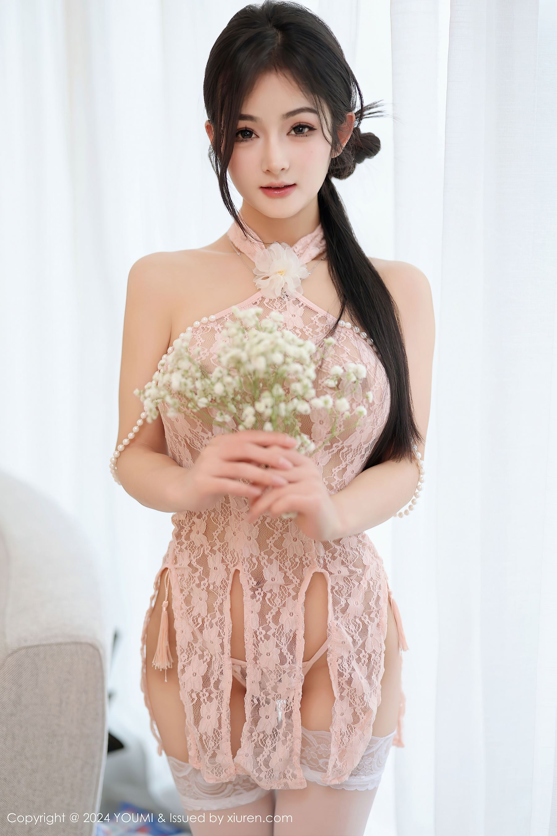 尤蜜荟 VOL.1045 小茶茶tea 丝袜美腿插图4