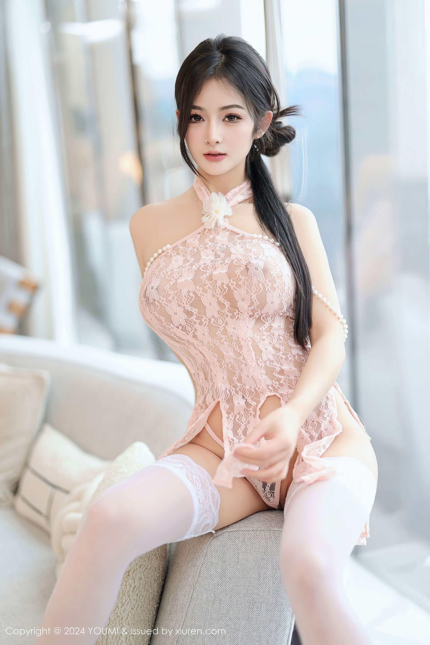 尤蜜荟 VOL.1045 小茶茶tea 丝袜美腿插图9