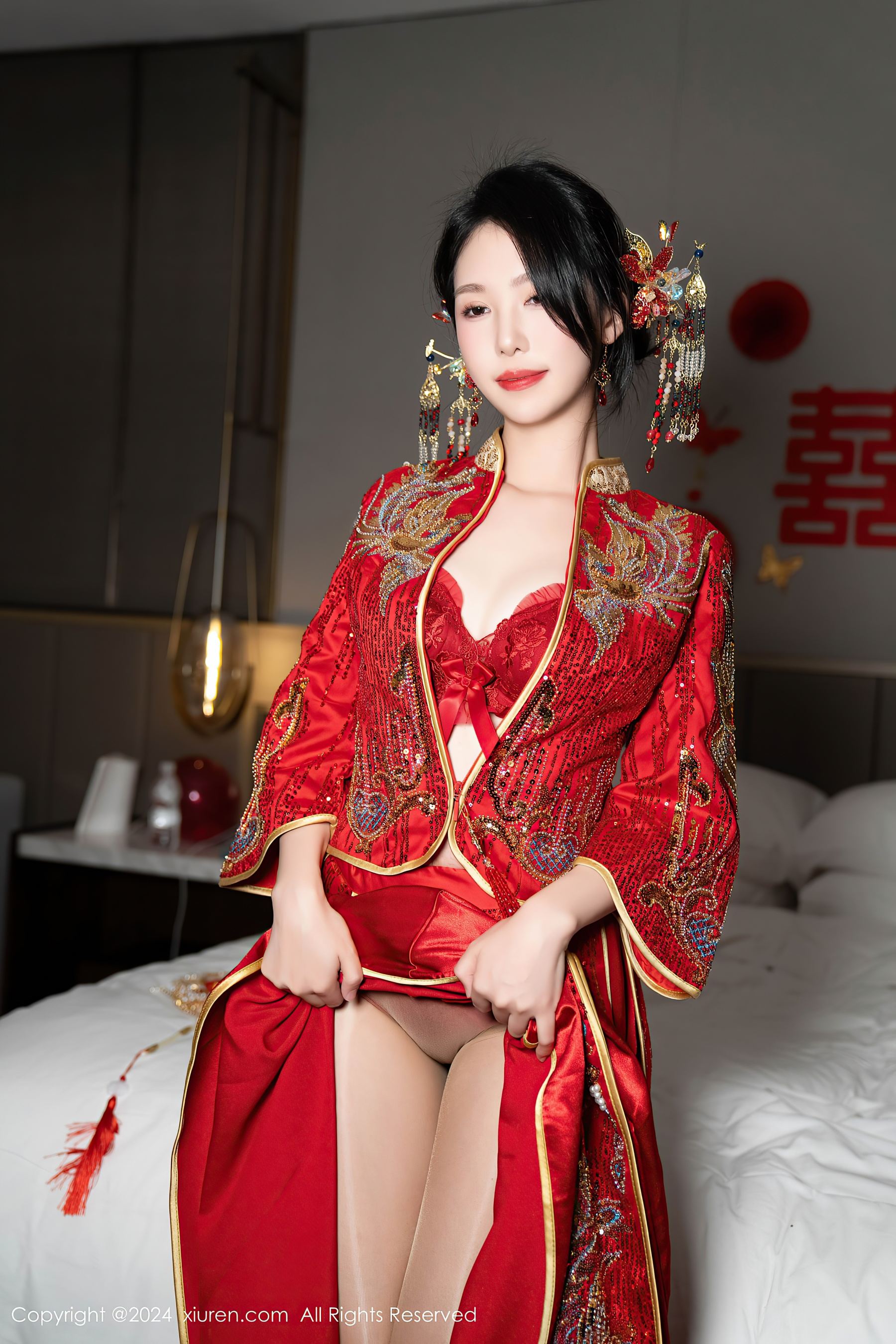 秀人网 No.8376 利世 美腿丝袜插图