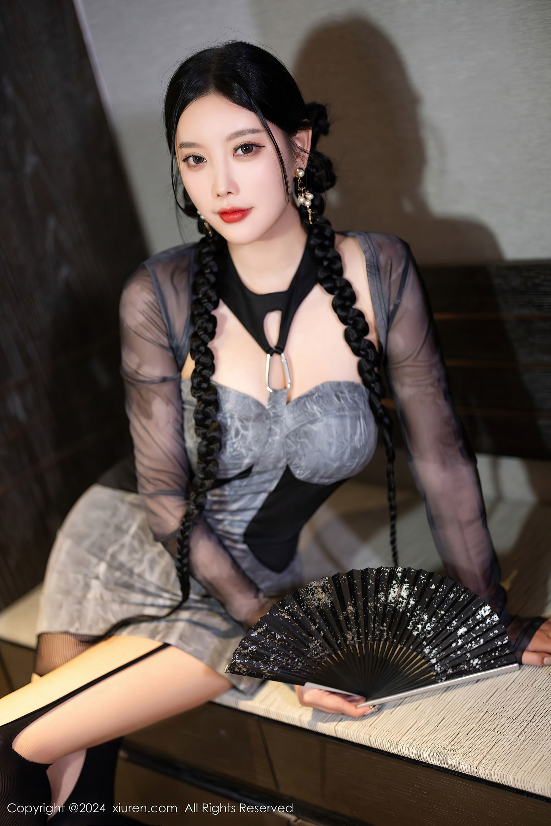 秀人网 No.8403 杨晨晨Yome 黑丝美腿插图