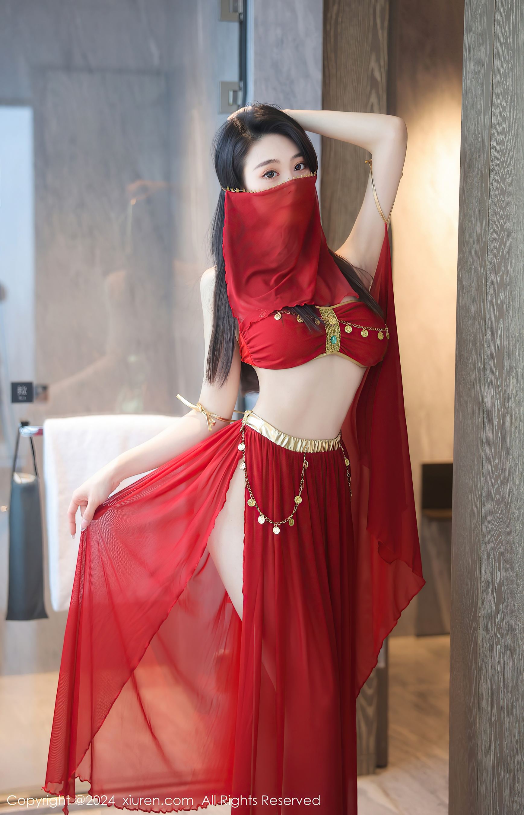 秀人网 No.8420 清妙 长裙美腿插图4