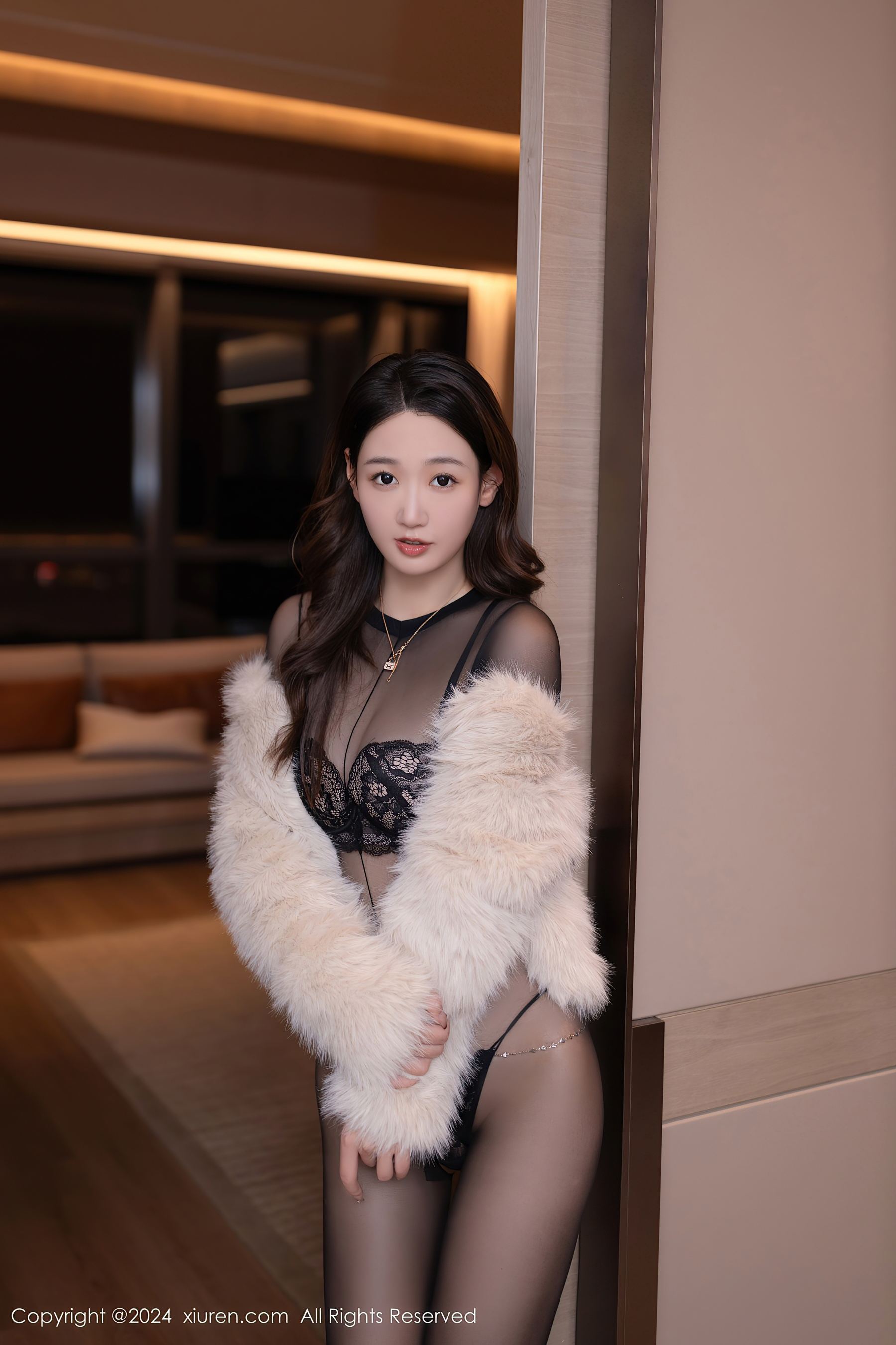 秀人网 No.8433 唐安琪 黑丝美腿插图6