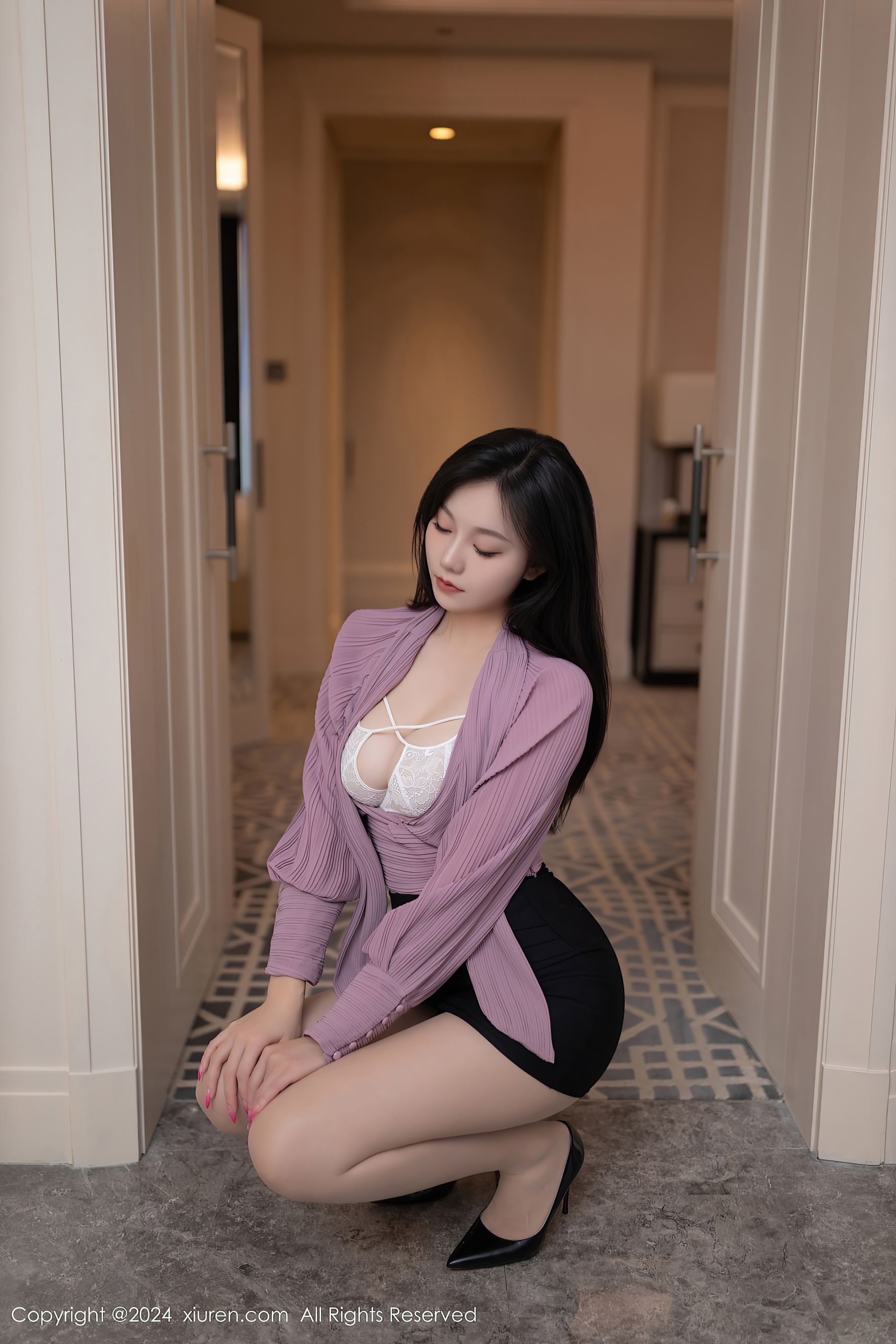 秀人网 No.8438 安然anran 美腿丝袜插图6
