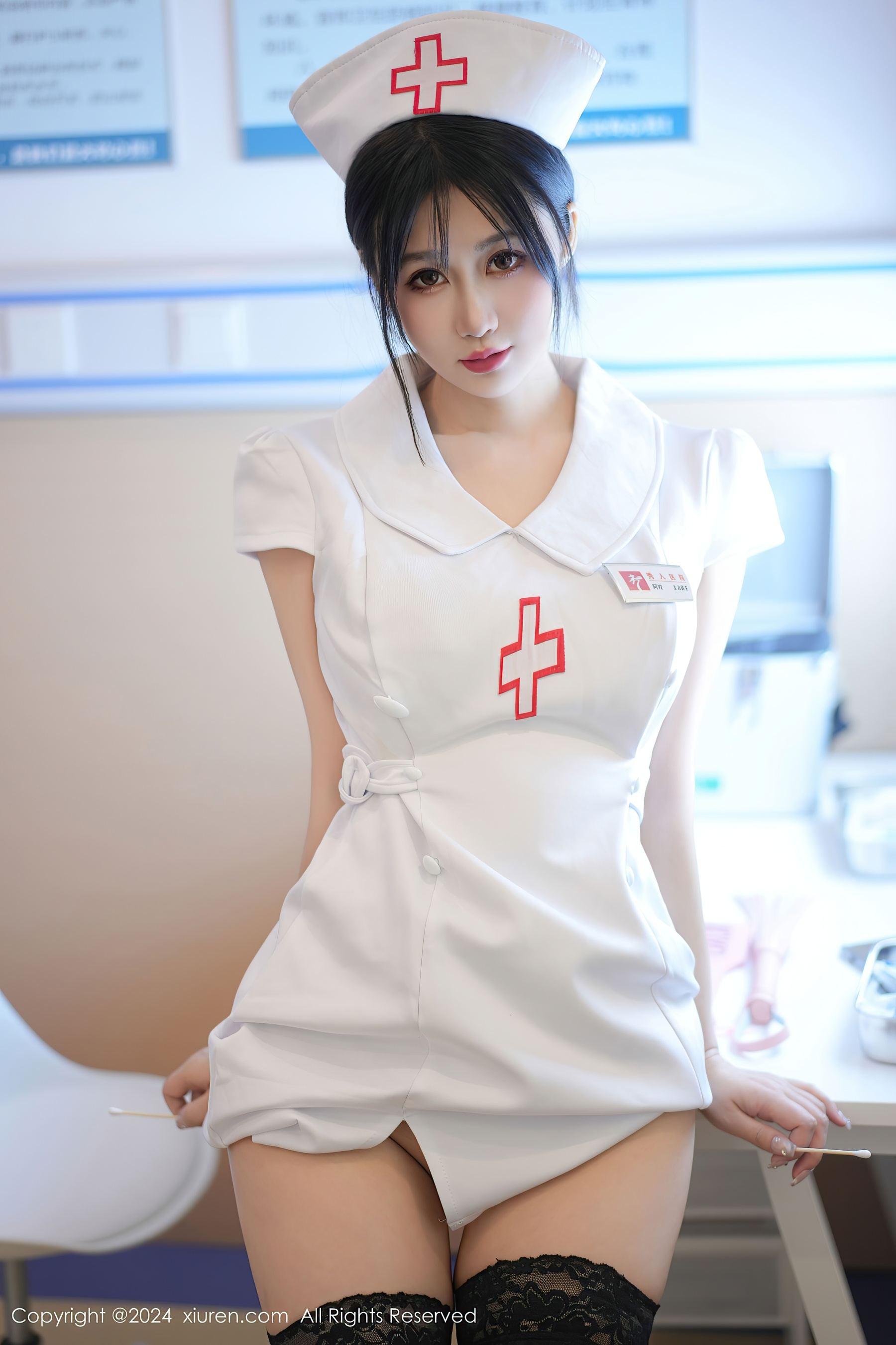 秀人网 No.8512 laura阿姣 美腿黑丝插图9