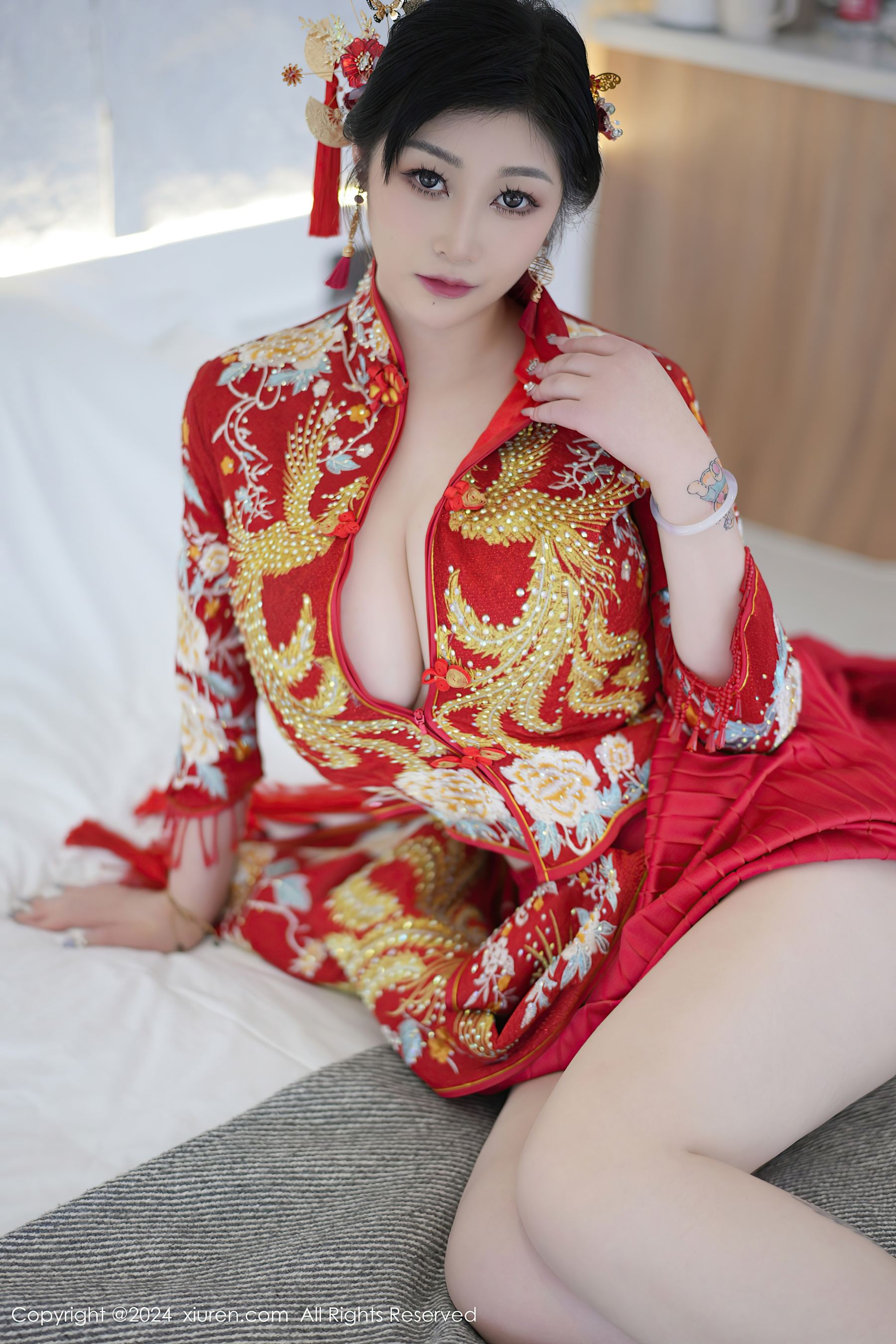 秀人网 No.8521 妲己_Toxic 美乳性感插图1