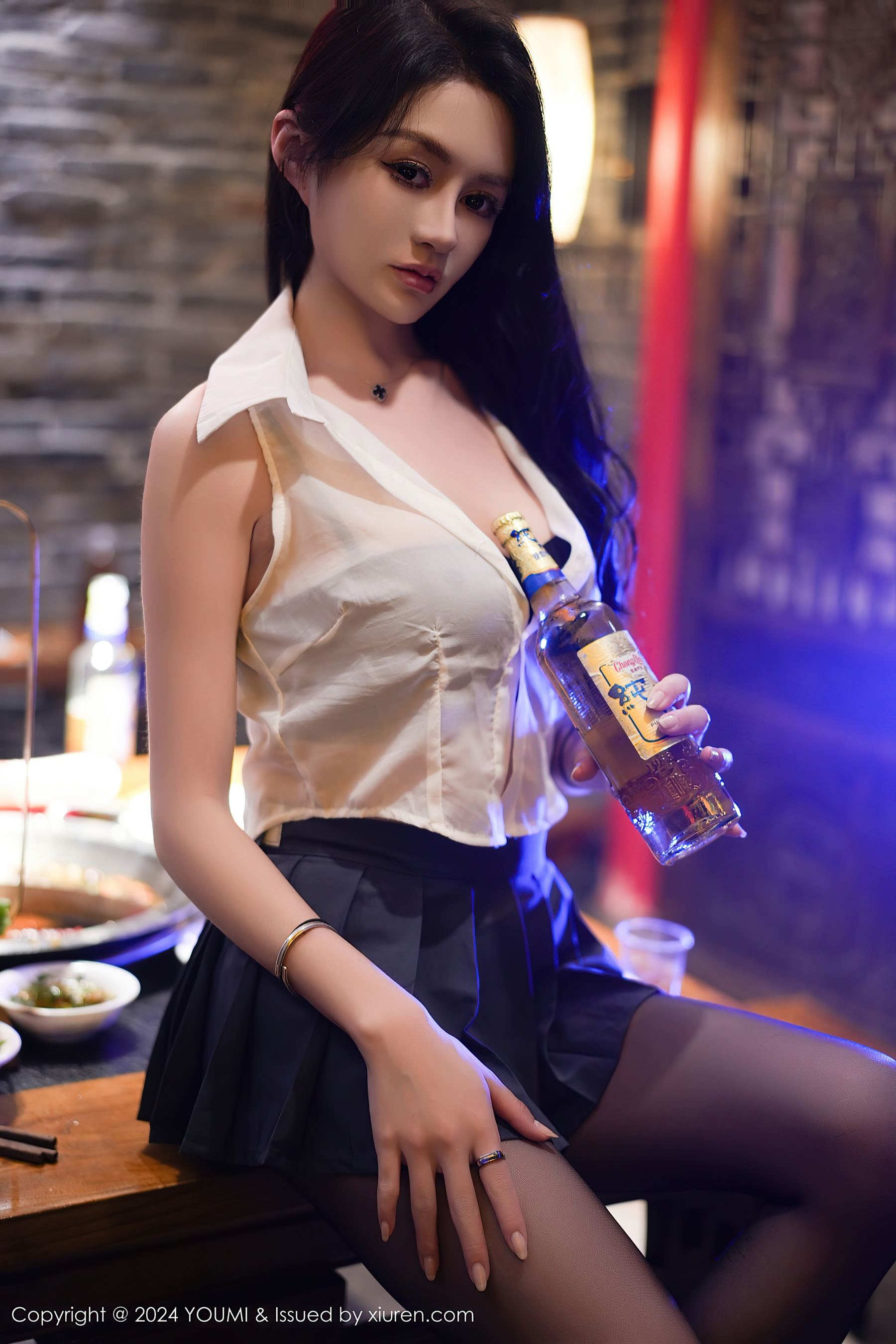 尤蜜荟 VOL.1062 林幼一 美腿黑丝插图
