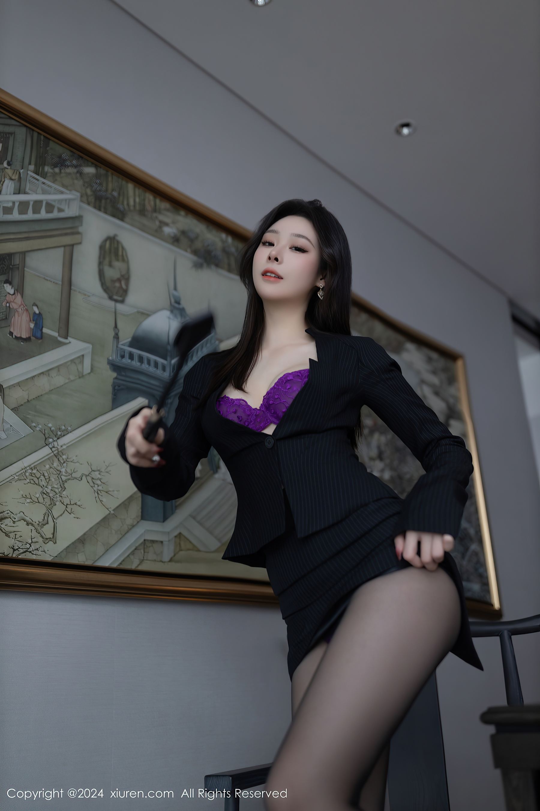 秀人网 No.8626 小逗逗 黑丝美腿插图6
