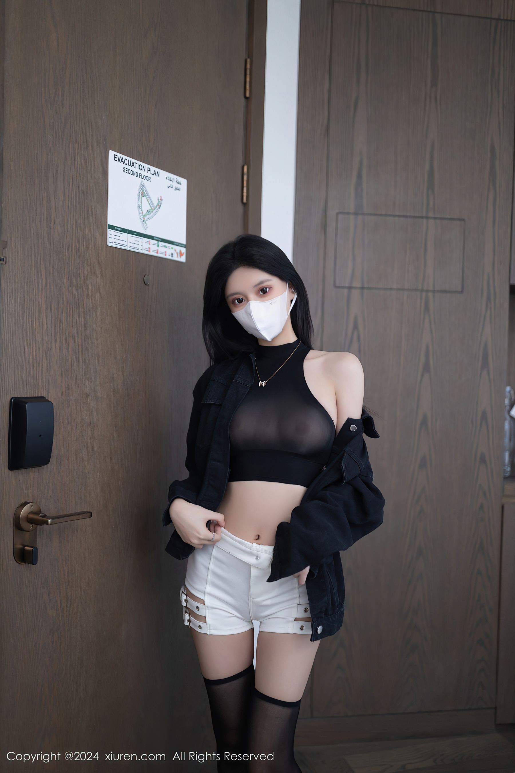 秀人网 No.8636 幼幼 美腿黑丝插图5