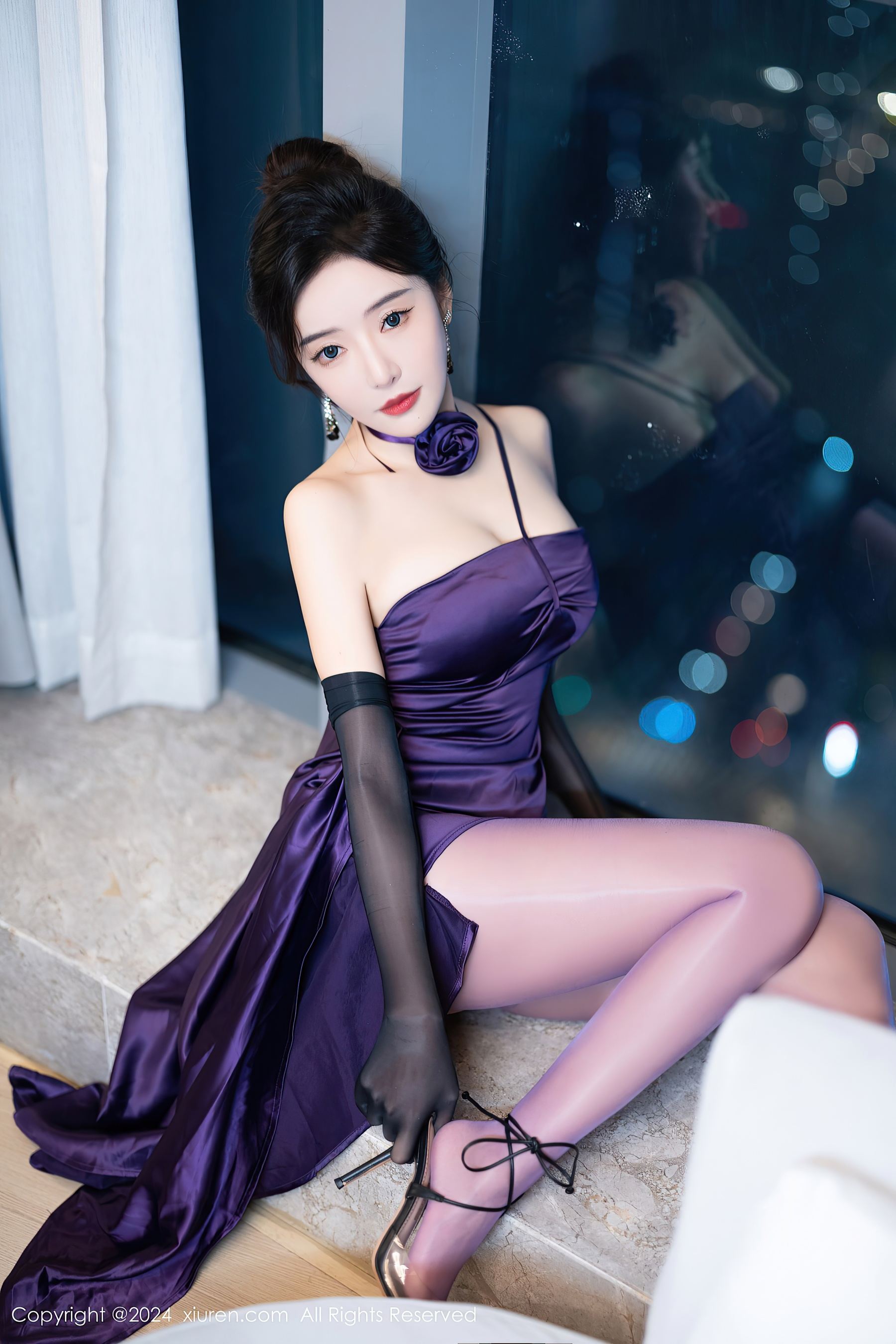 秀人网 No.8698 王馨瑶yanni 丝袜美腿插图7