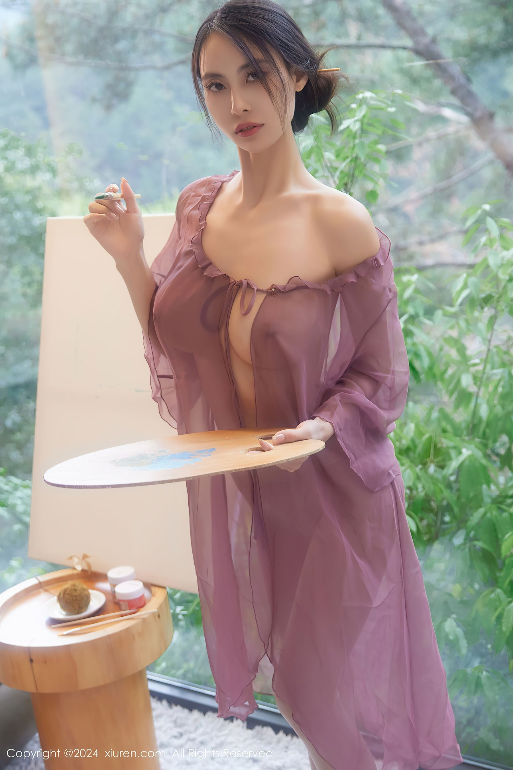 秀人网 No.8687 lingyu69 美腿丝袜插图4