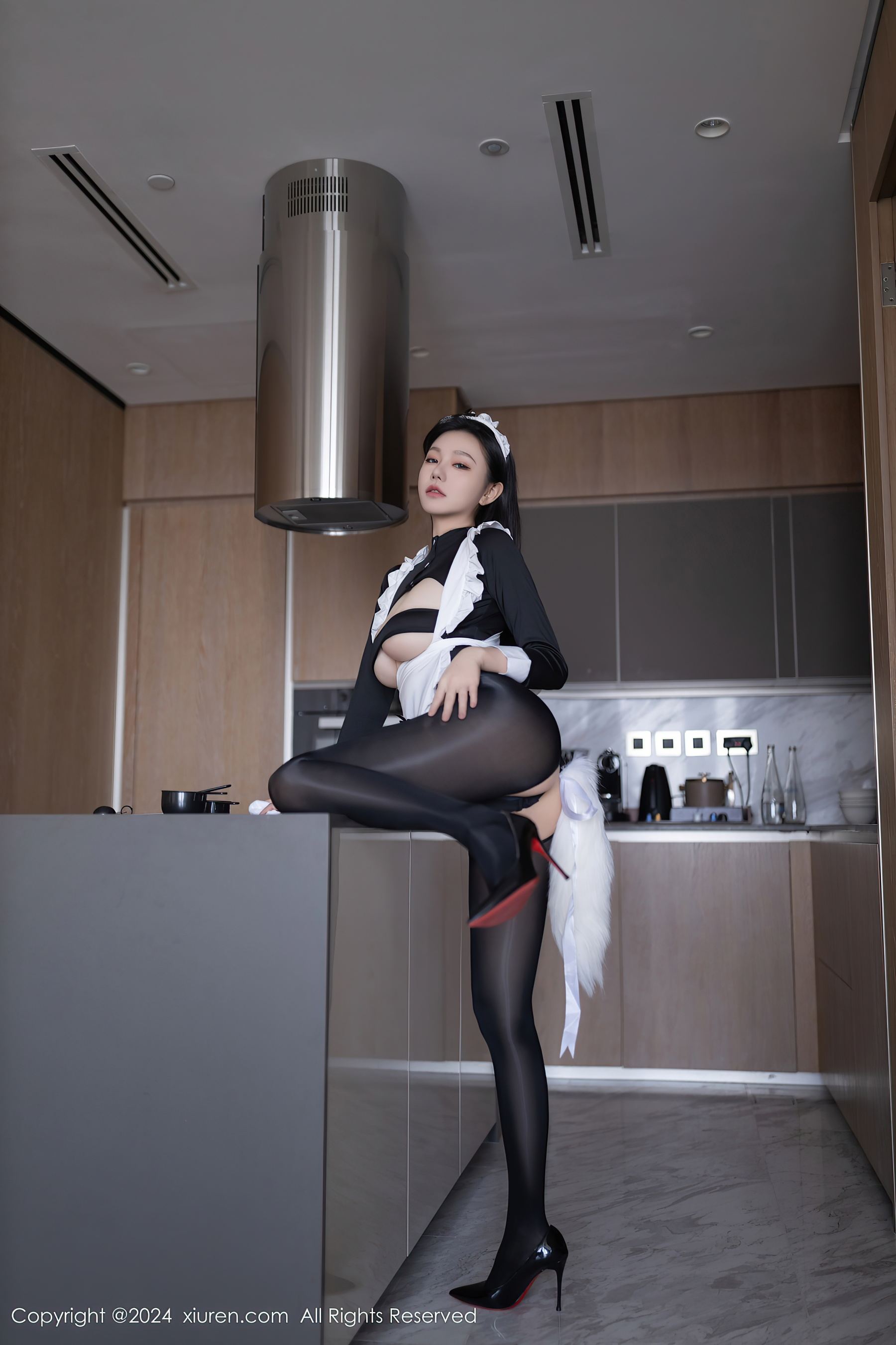 秀人网 No.8720 安然anran 黑丝美腿插图8