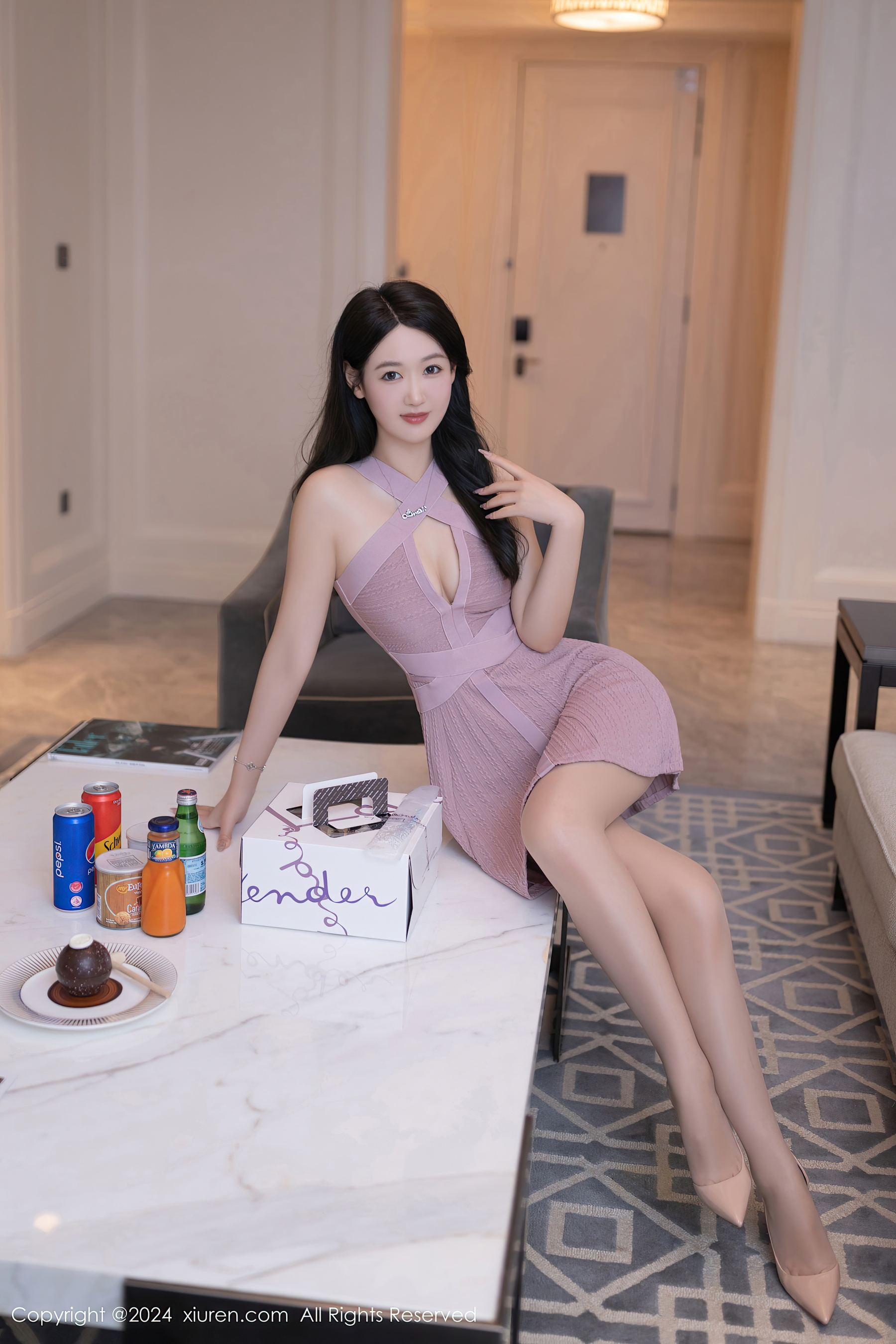 秀人网 No.8748 唐安琪 丝袜美腿插图1