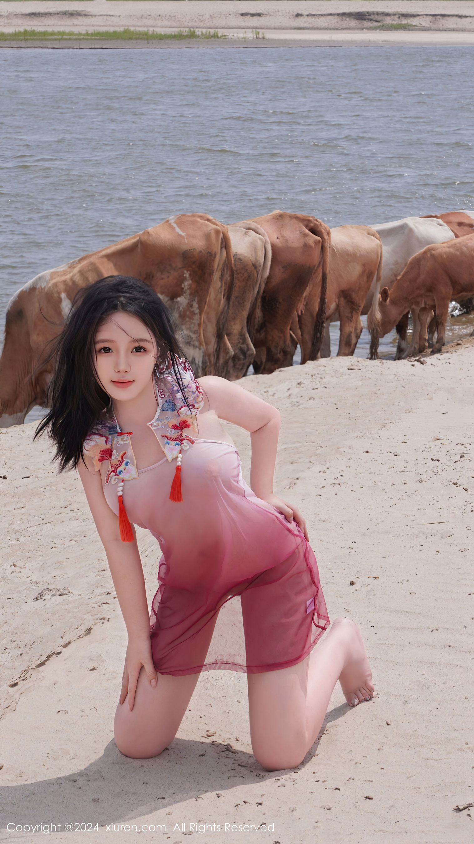 秀人网 No.8777 小薯条nienie 户外捆绑插图6