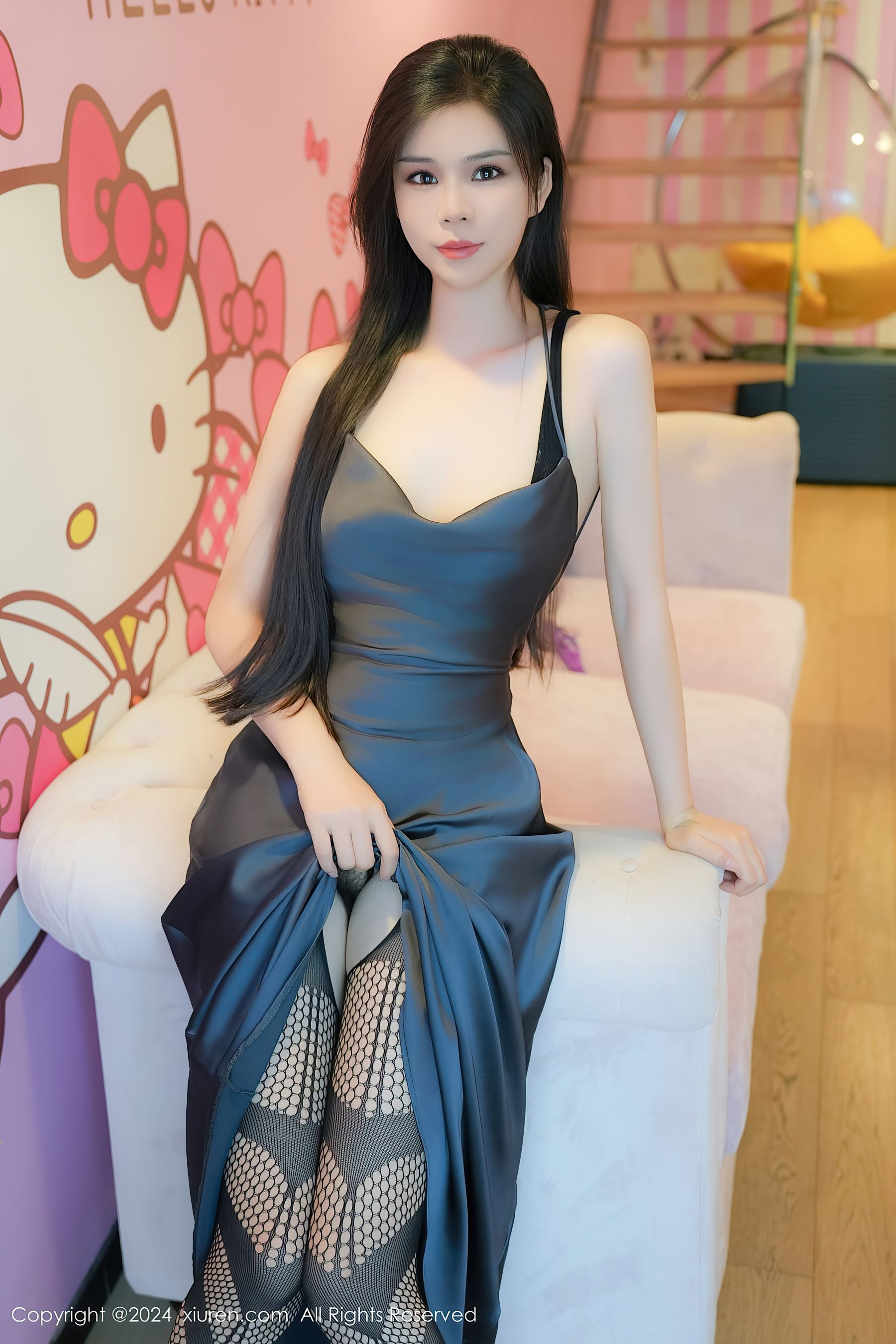 秀人网 No.8795 雪糕CiCi 黑丝美腿插图9