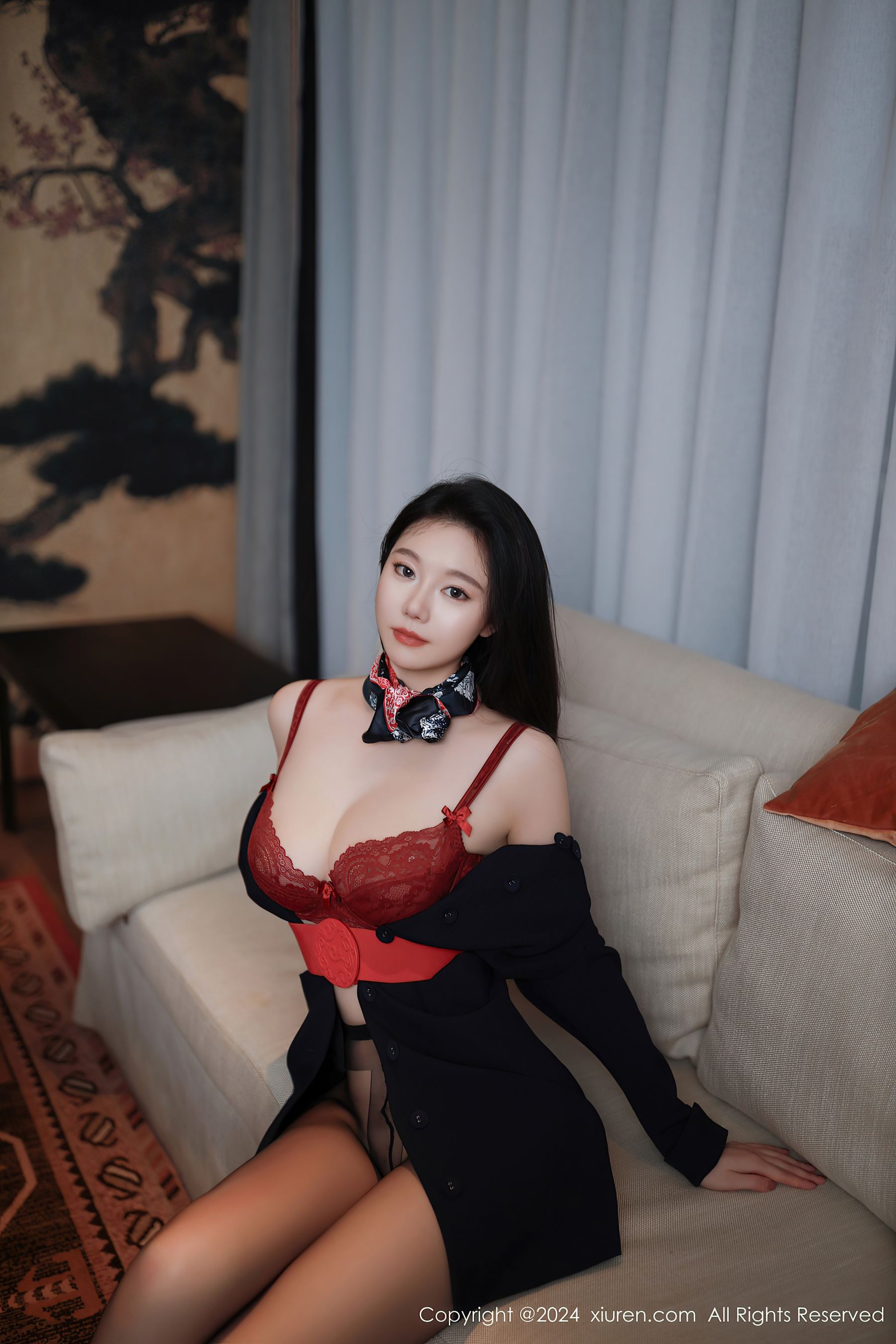 秀人网 No.8942 安然anran 黑丝美腿插图8