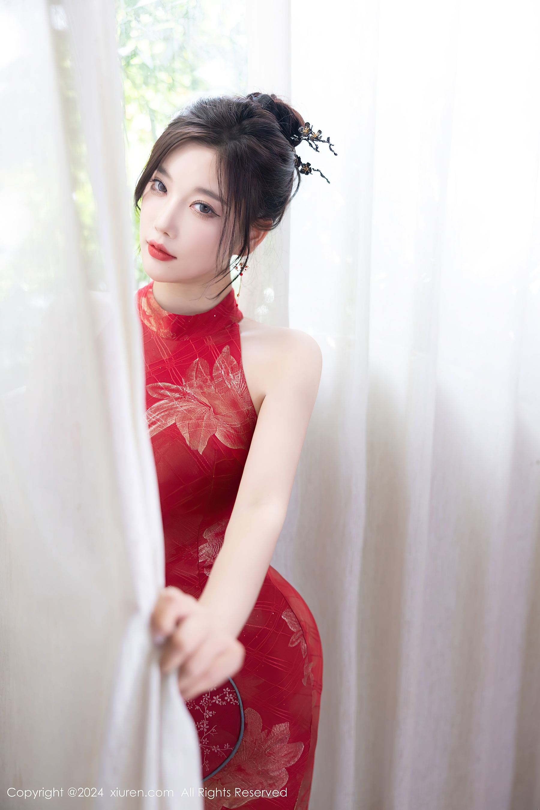 秀人网 No.8996 杨晨晨Yome 黑丝美腿插图1