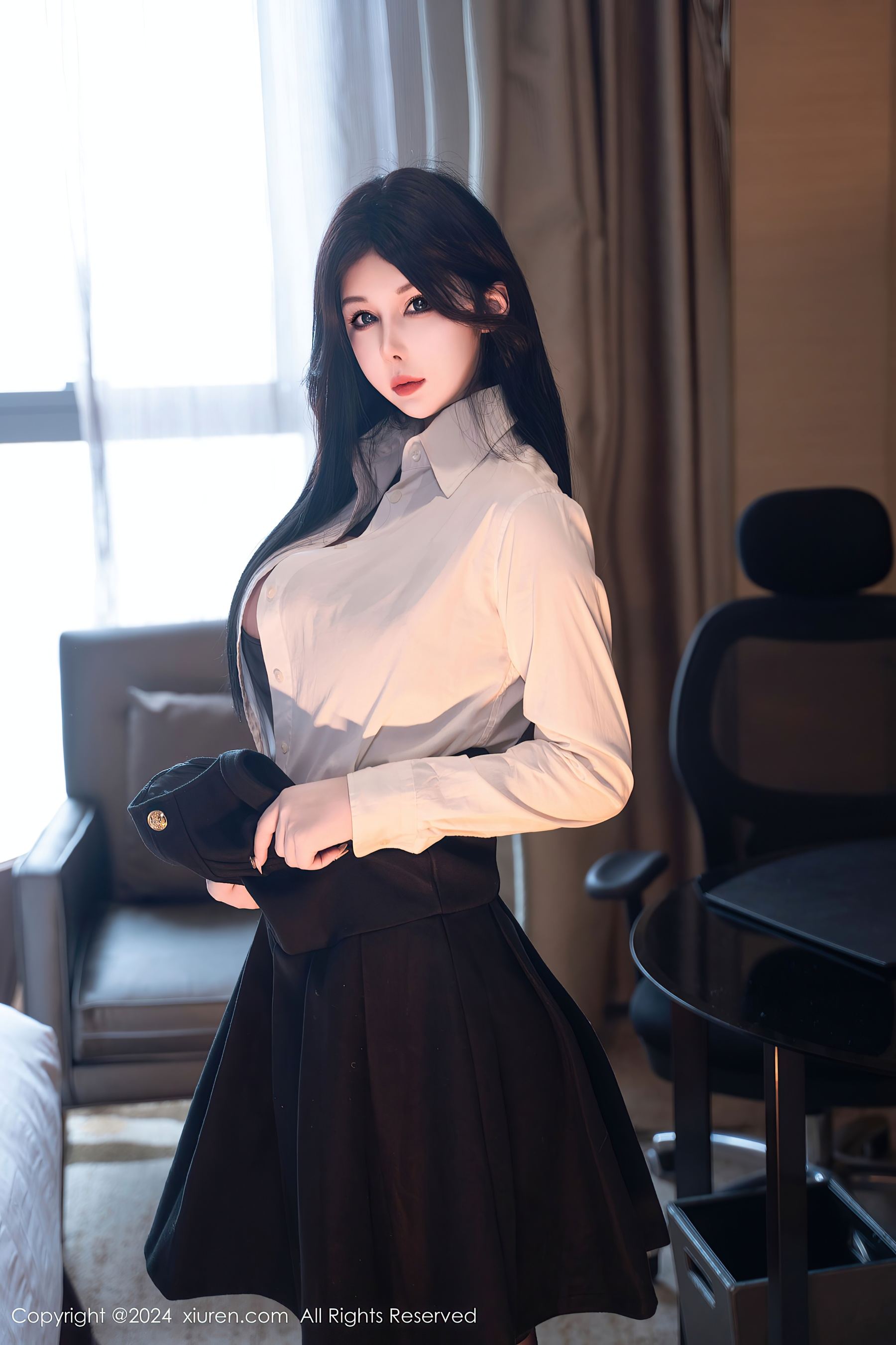 秀人网 No.9106 陈芊儿 黑丝美腿插图5