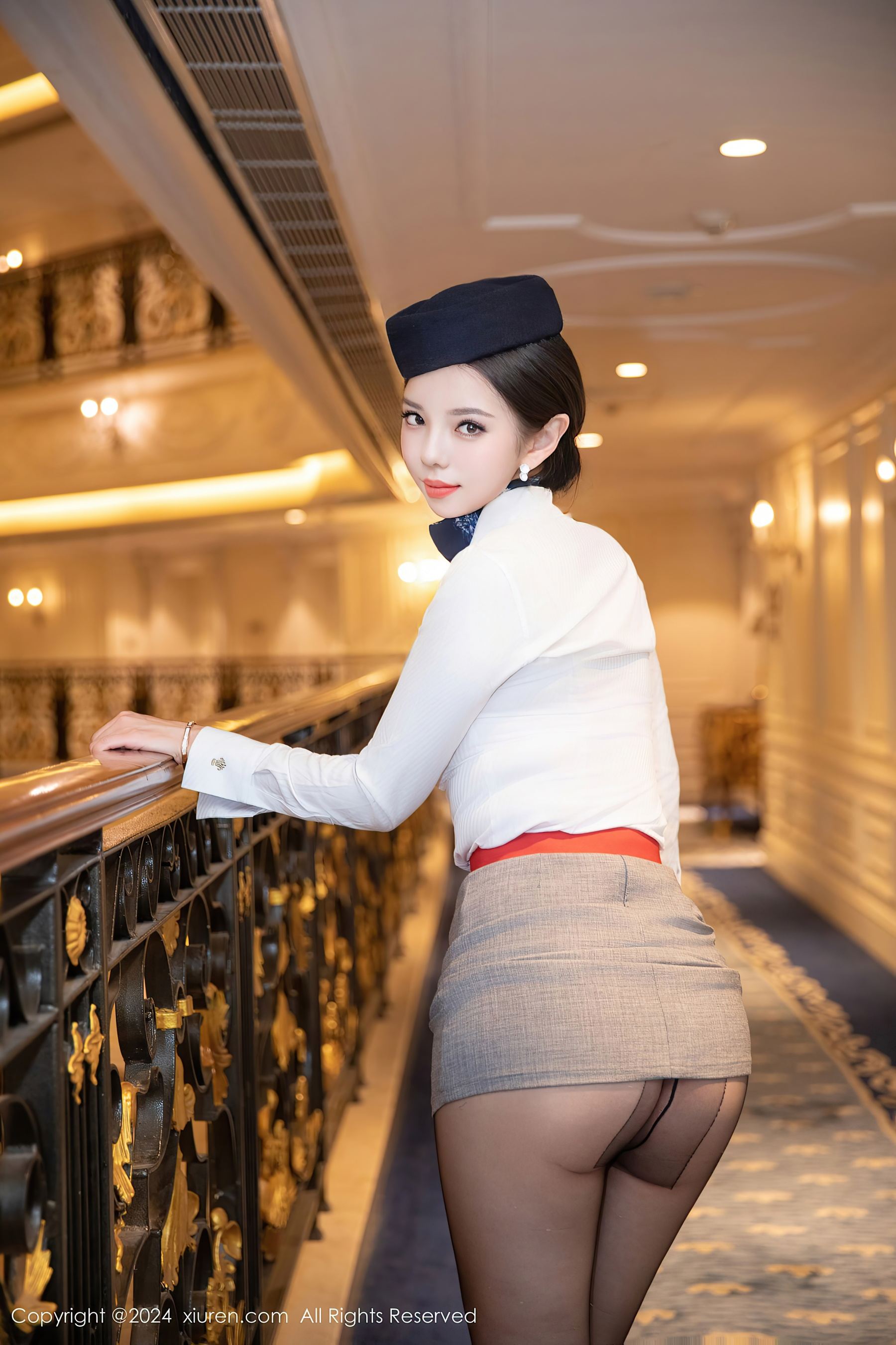 秀人网 No.9365 大美妞儿 黑丝美腿插图5